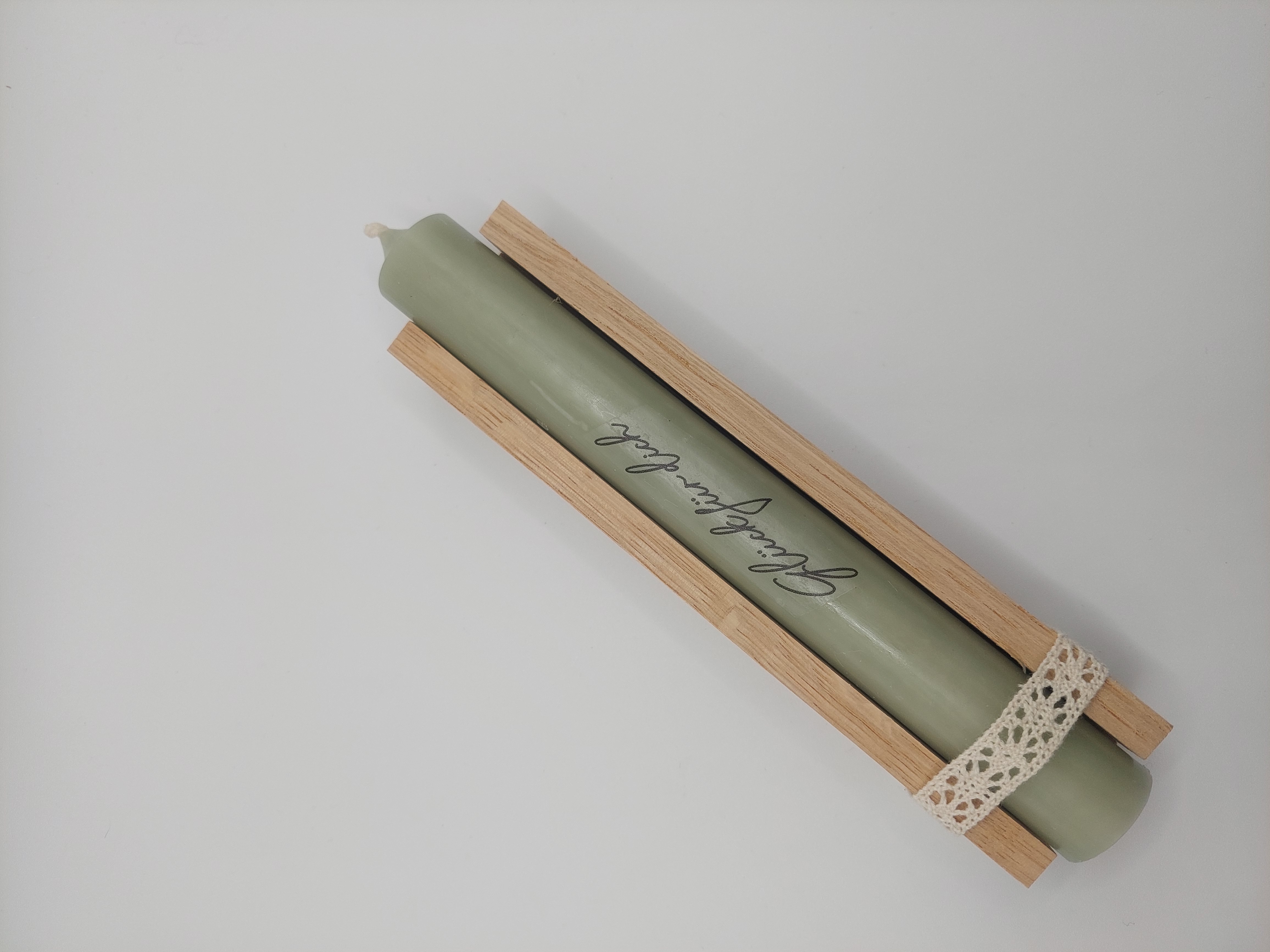 Glück für dich -Stabkerze