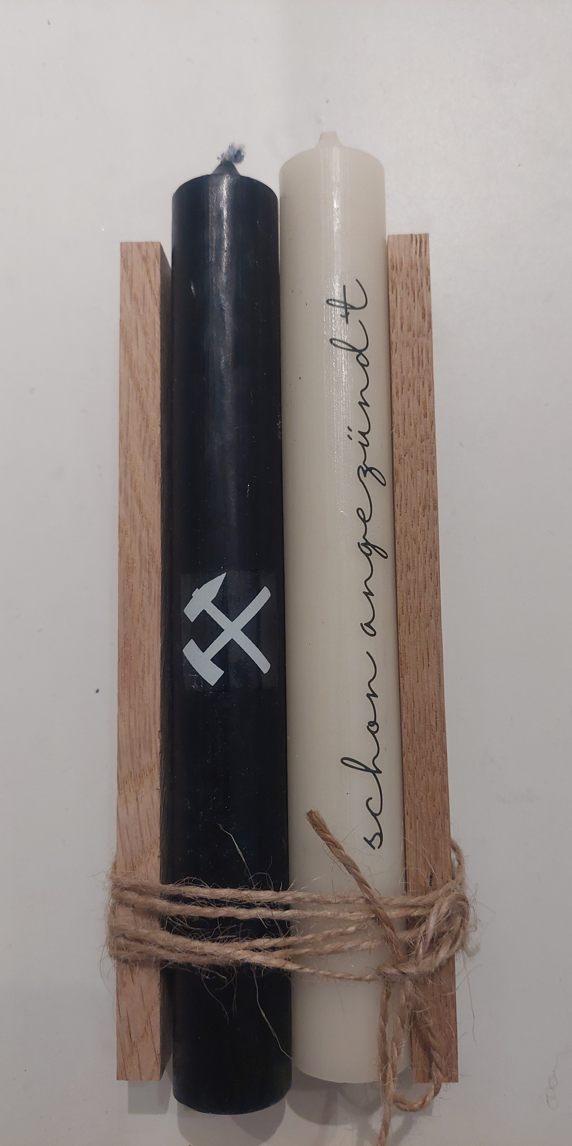 2 er Set Ruhrgebiet-Stabkerze