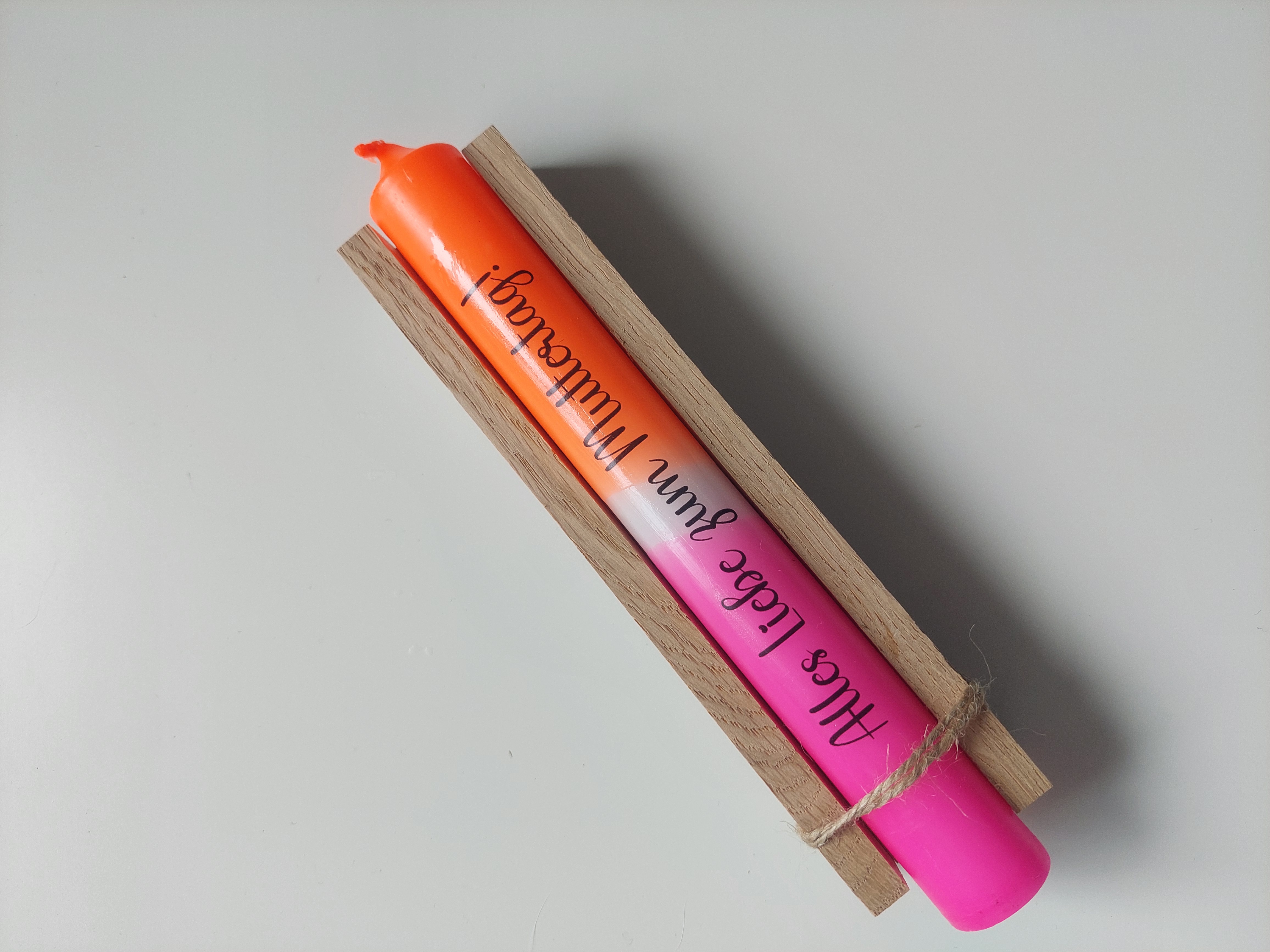 Alles Liebe zum Muttertag -Stabkerze