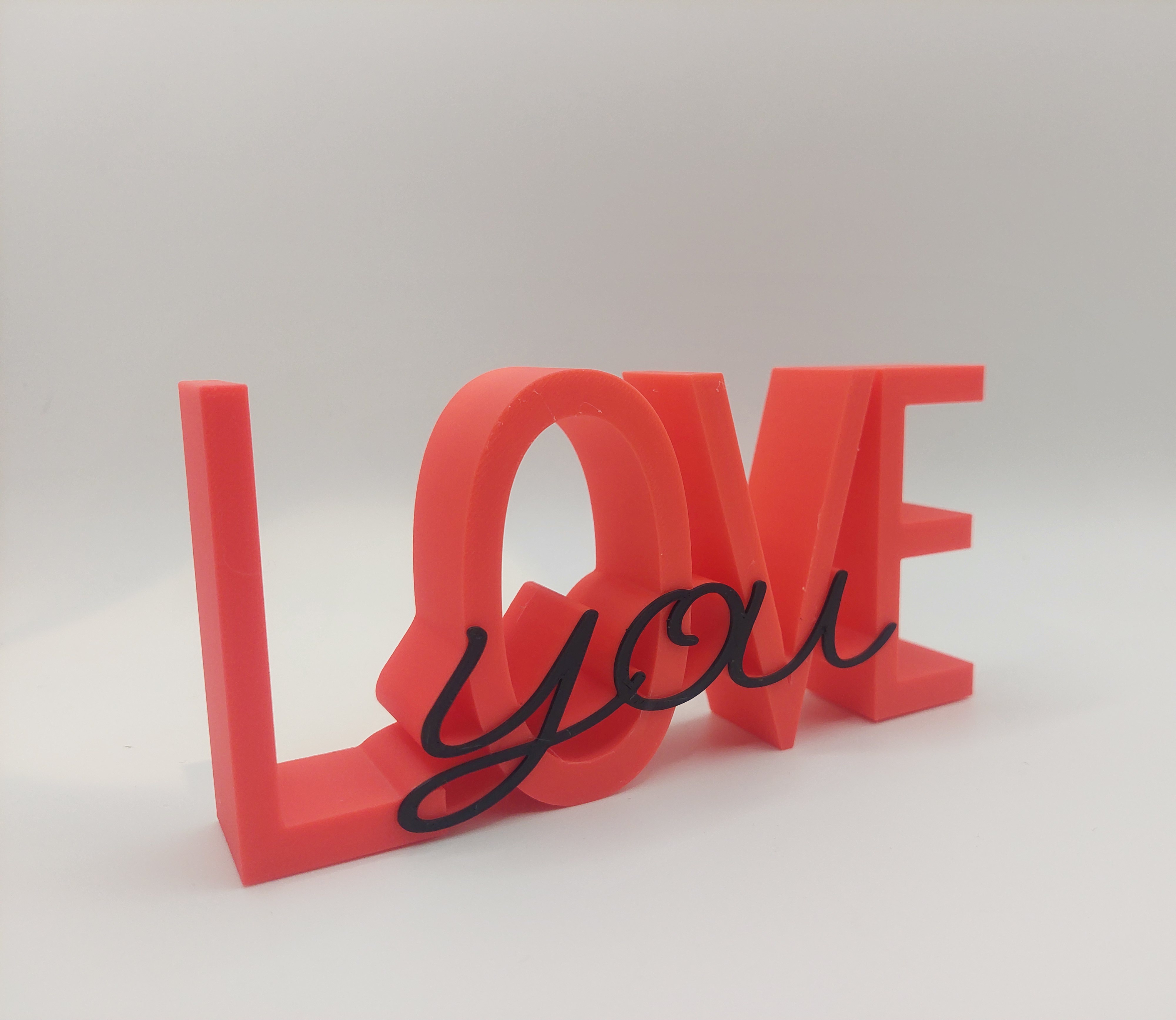 Love you-Schriftzug