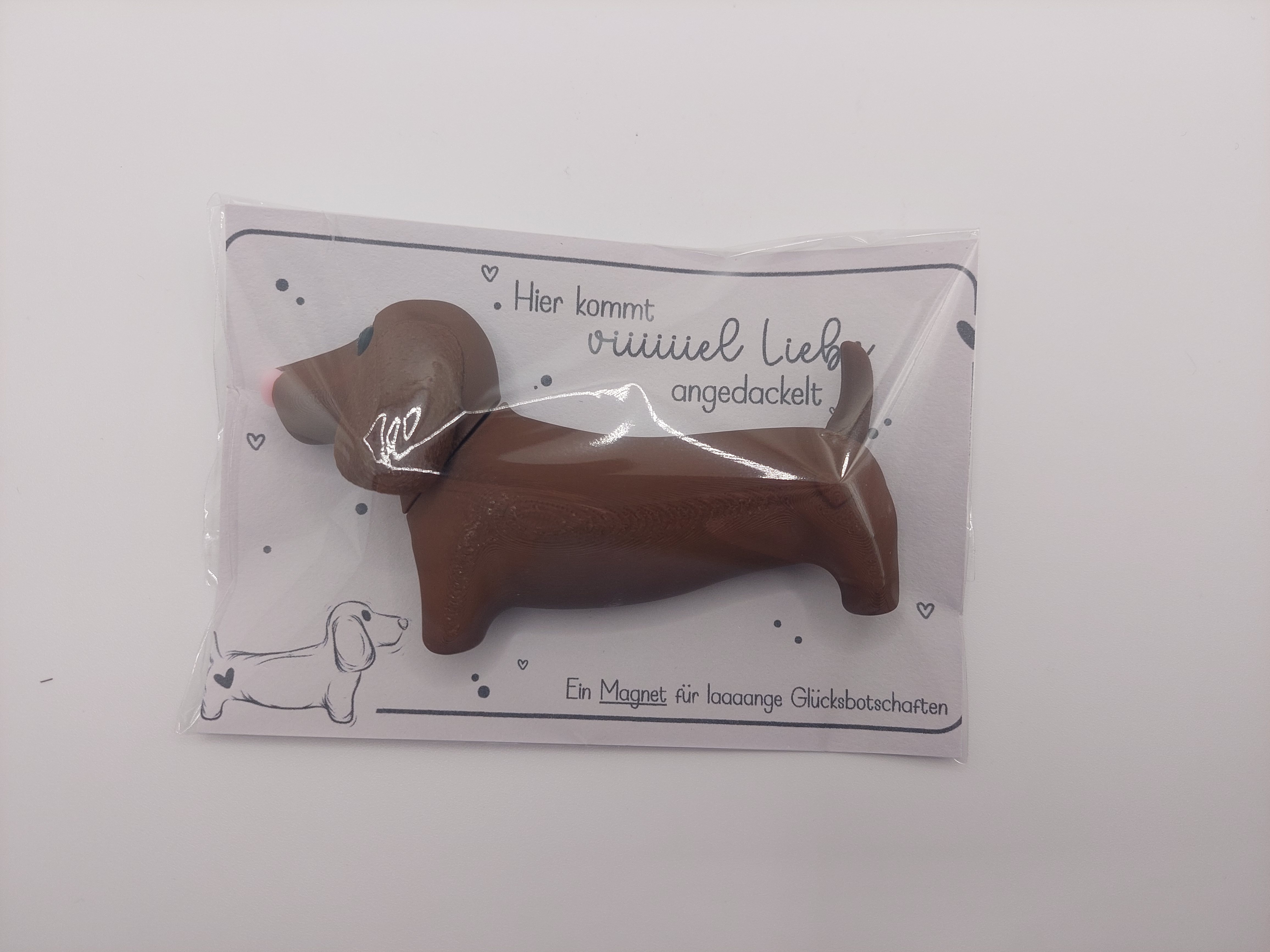 Magnet in Dackelform