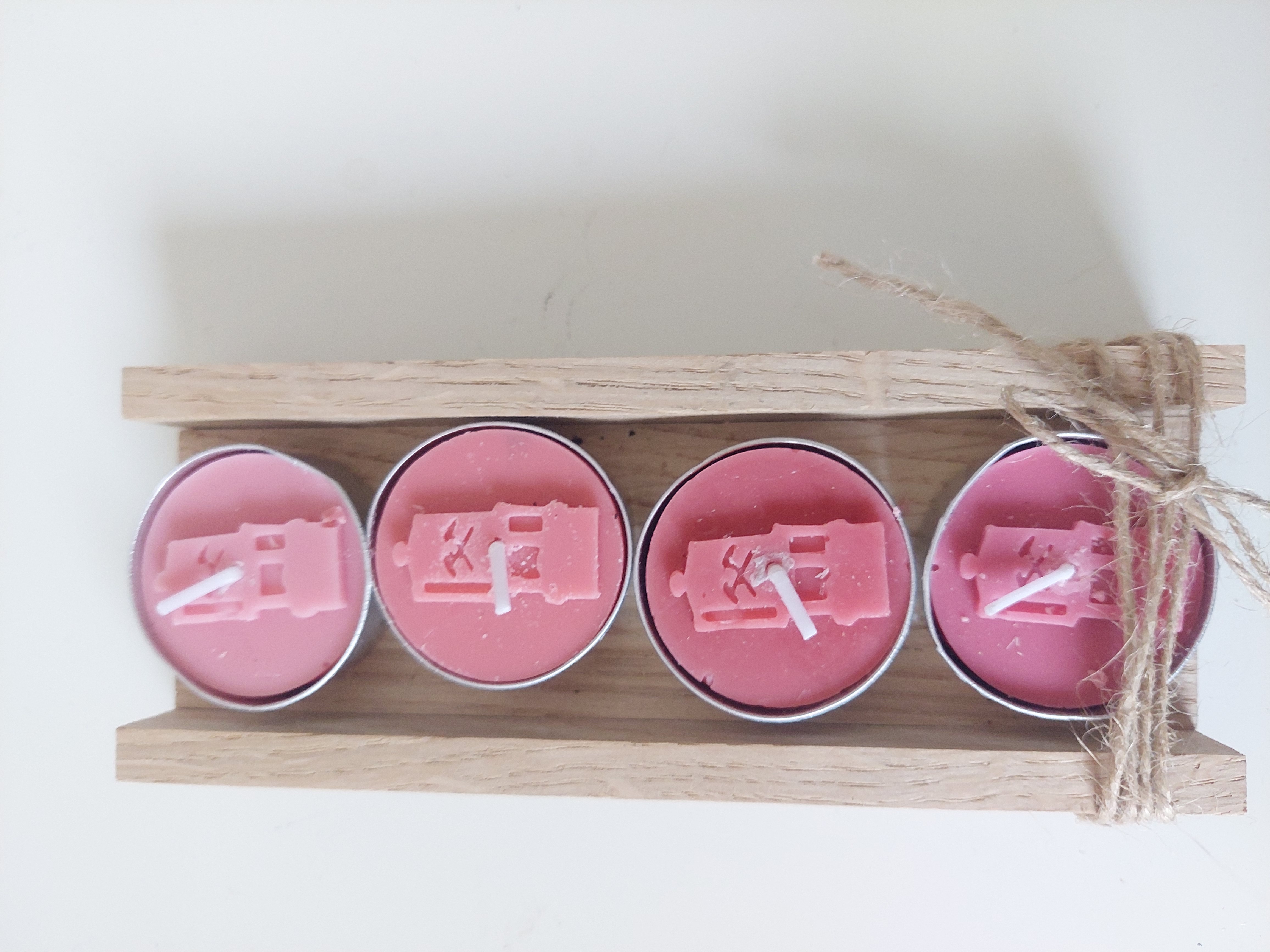 Dekoratives Teelichter-Set Bergbau