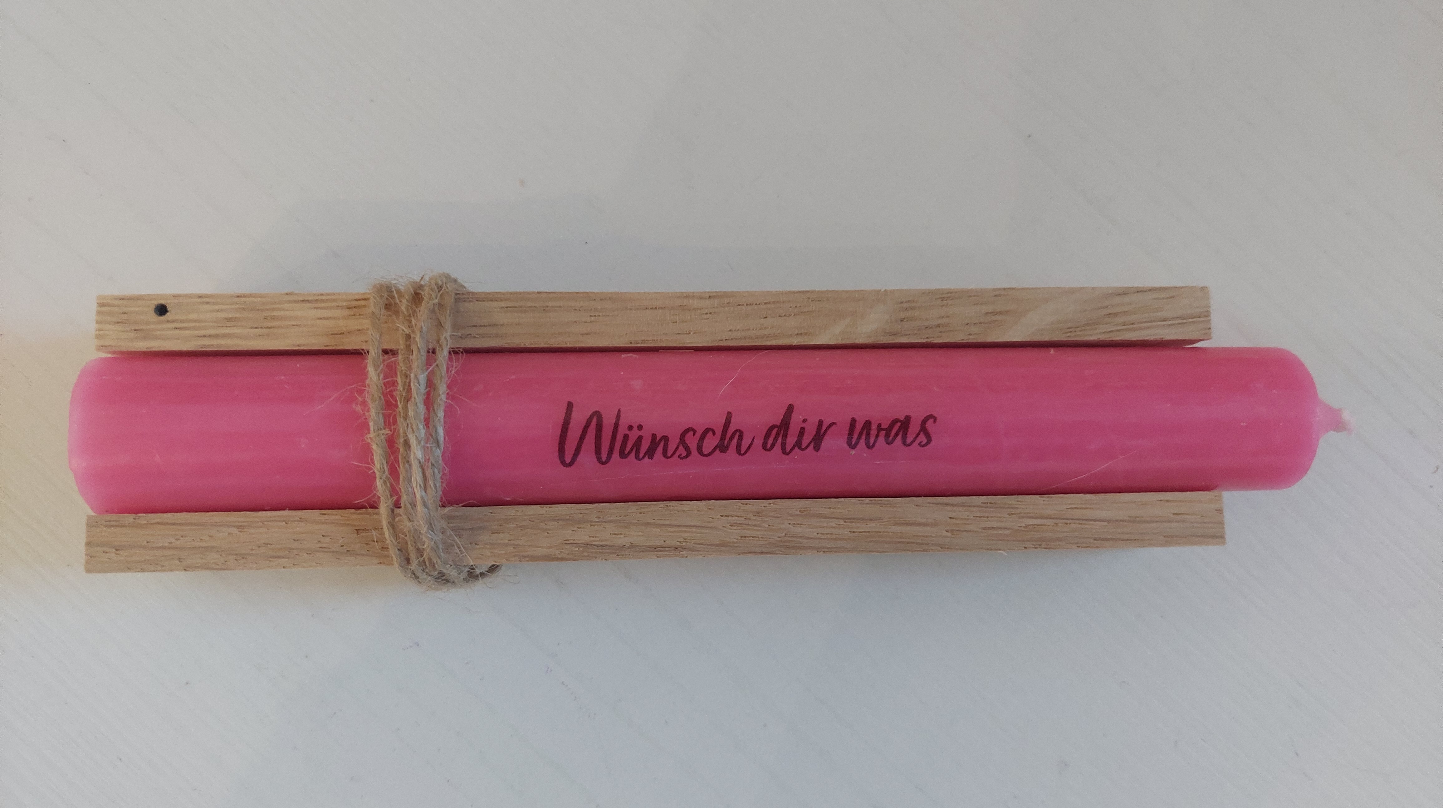 Wünsch dir was -Stabkerze