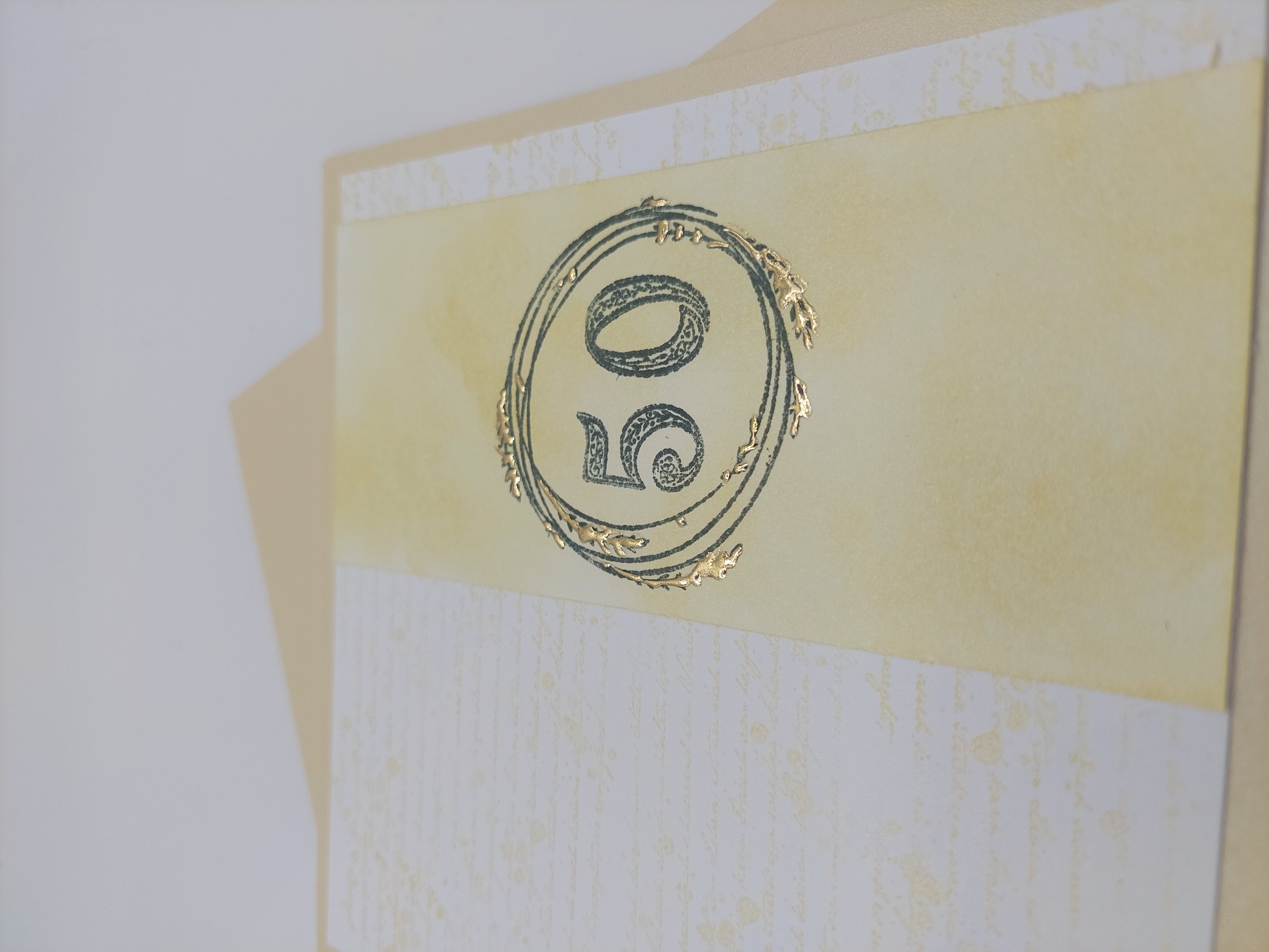 Handgemachte Grußkarte