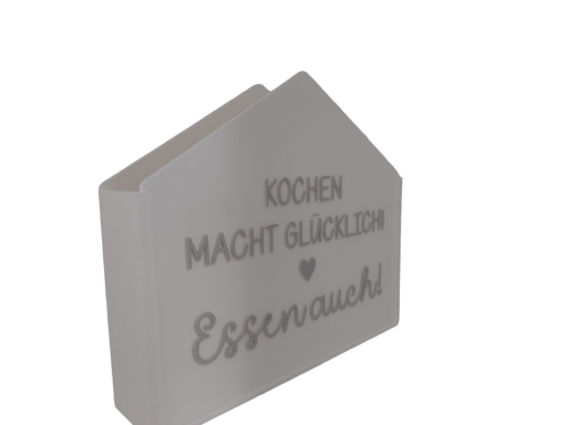 KOCHEN MACHT GLÜCKLICH! Essen auch! Serviettenhalter