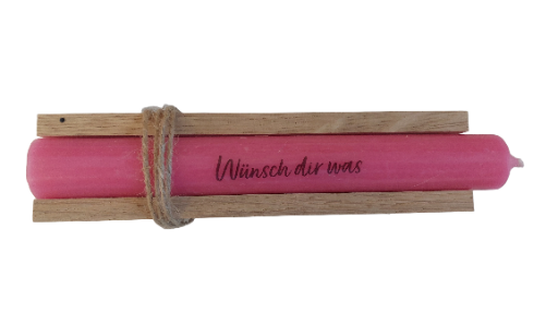 Wünsch dir was -Stabkerze