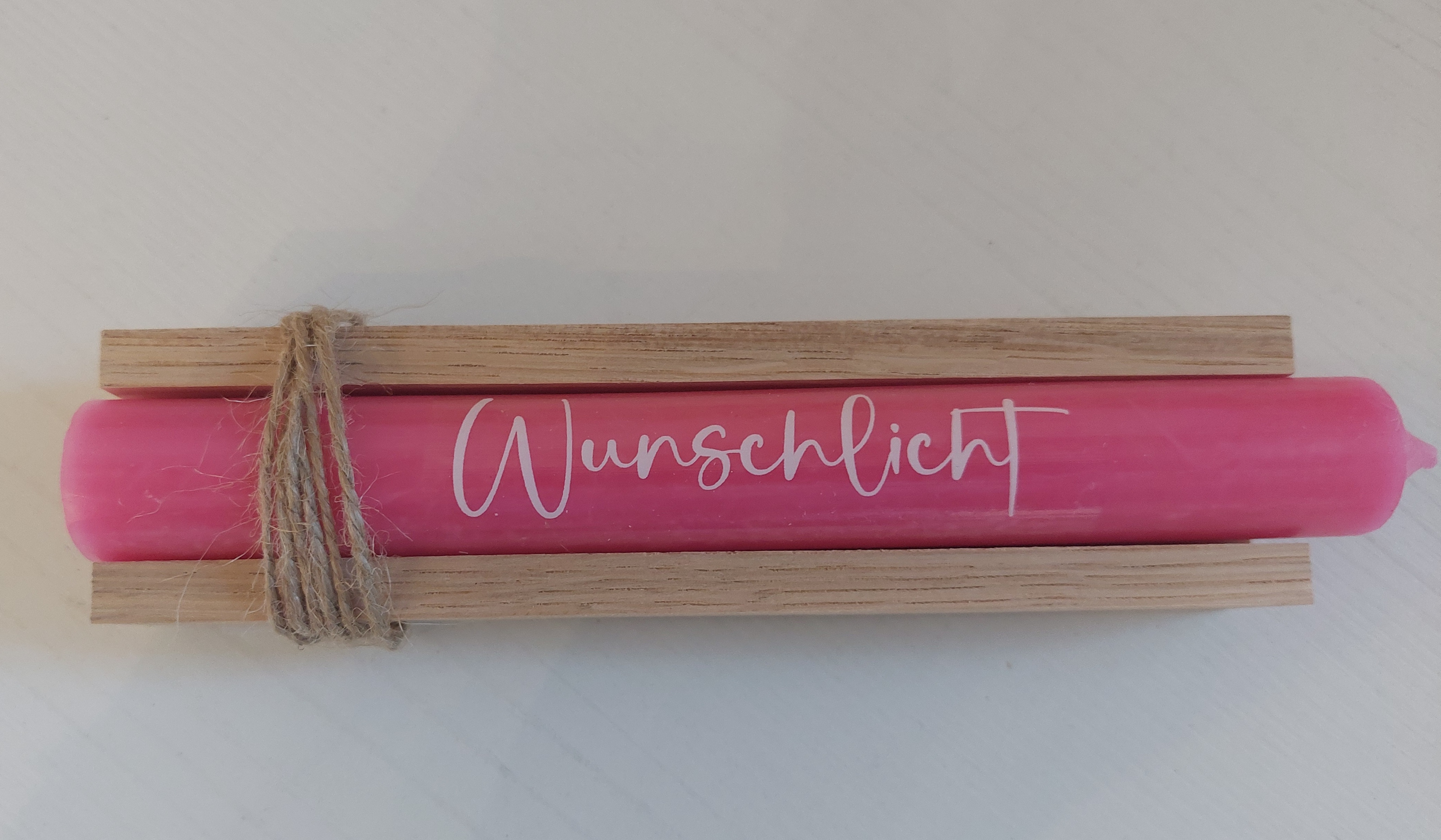 Wunschlicht -Stabkerze