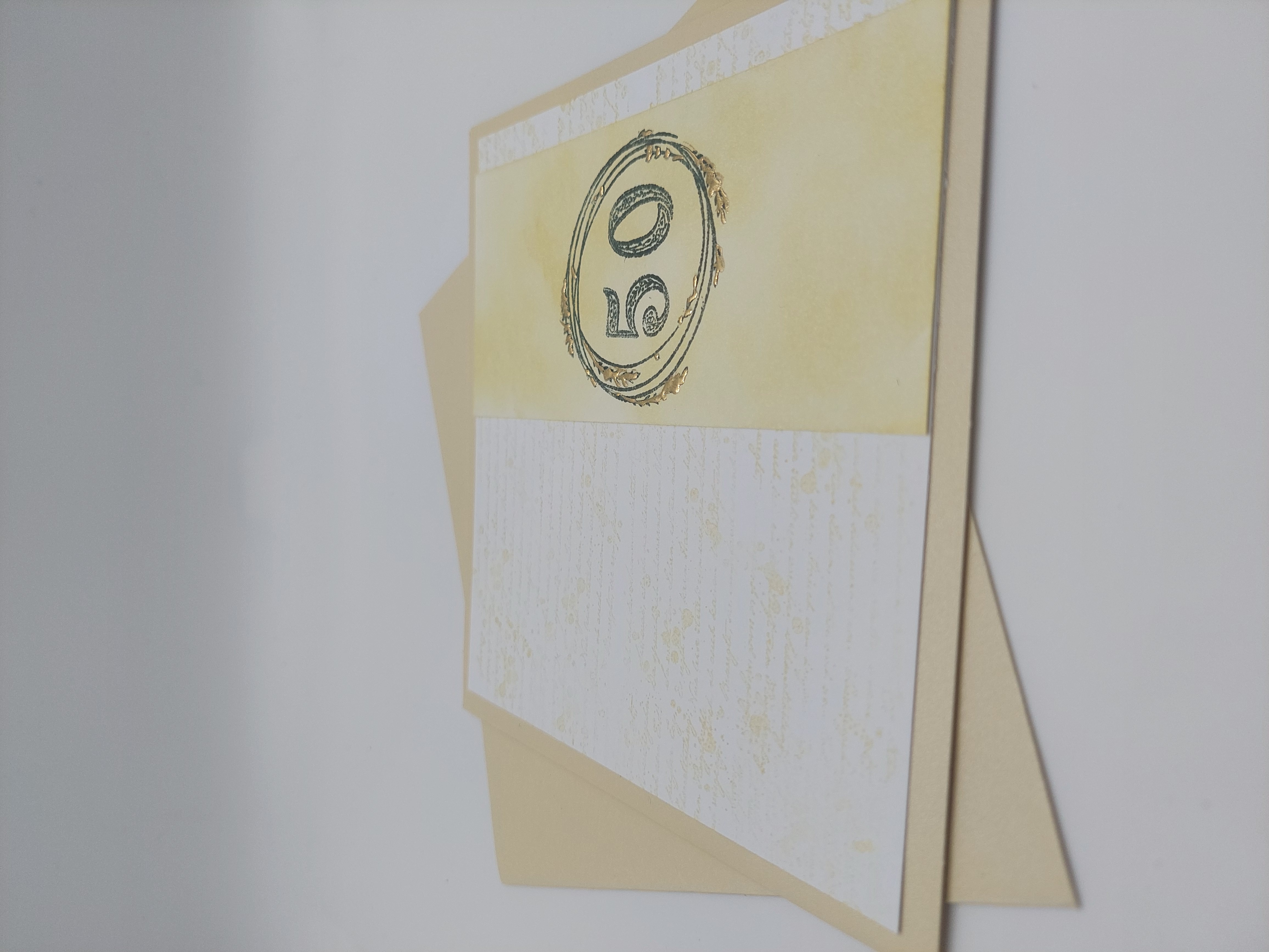 Handgemachte Grußkarte