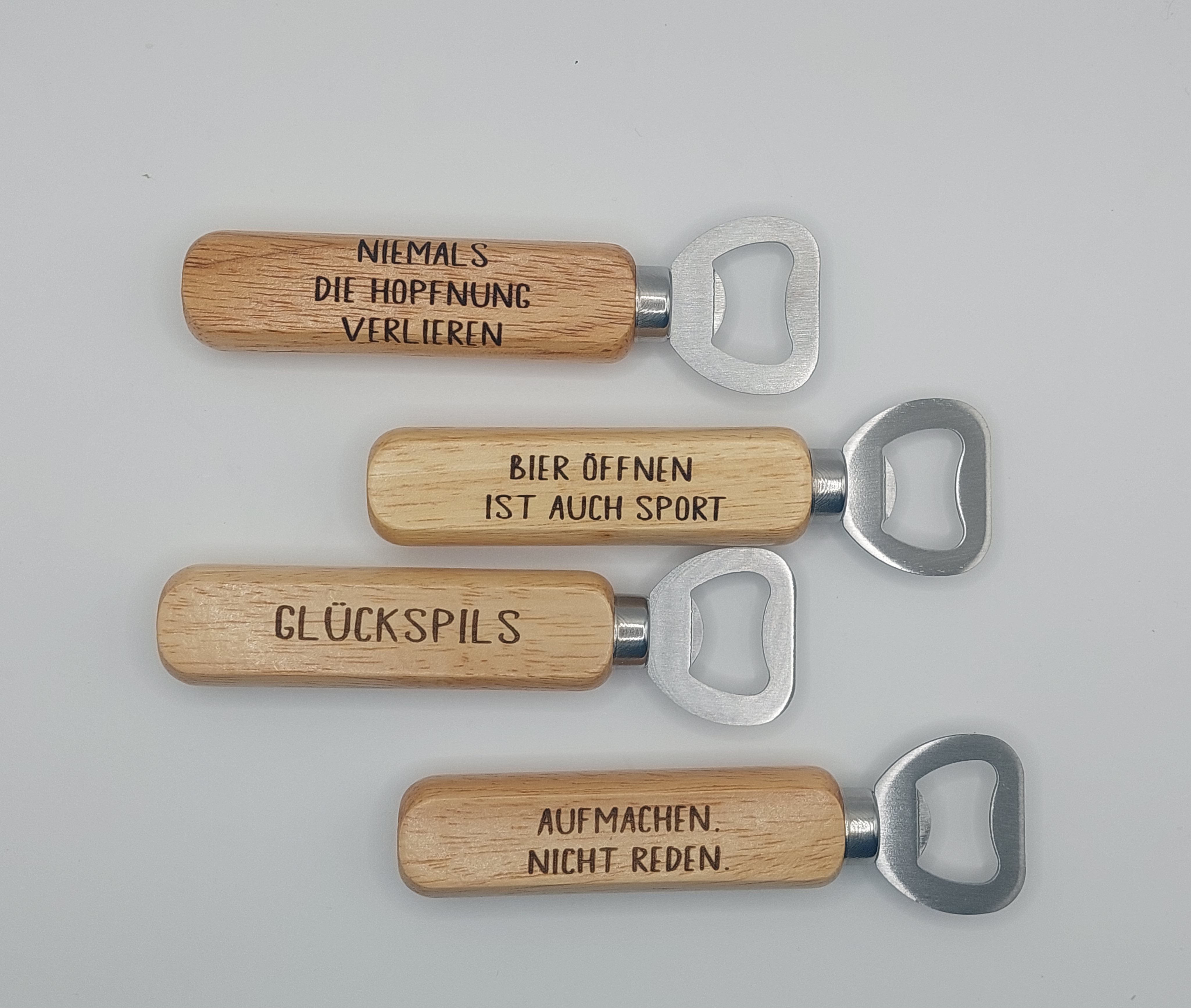 Flaschenöffner aus Holz