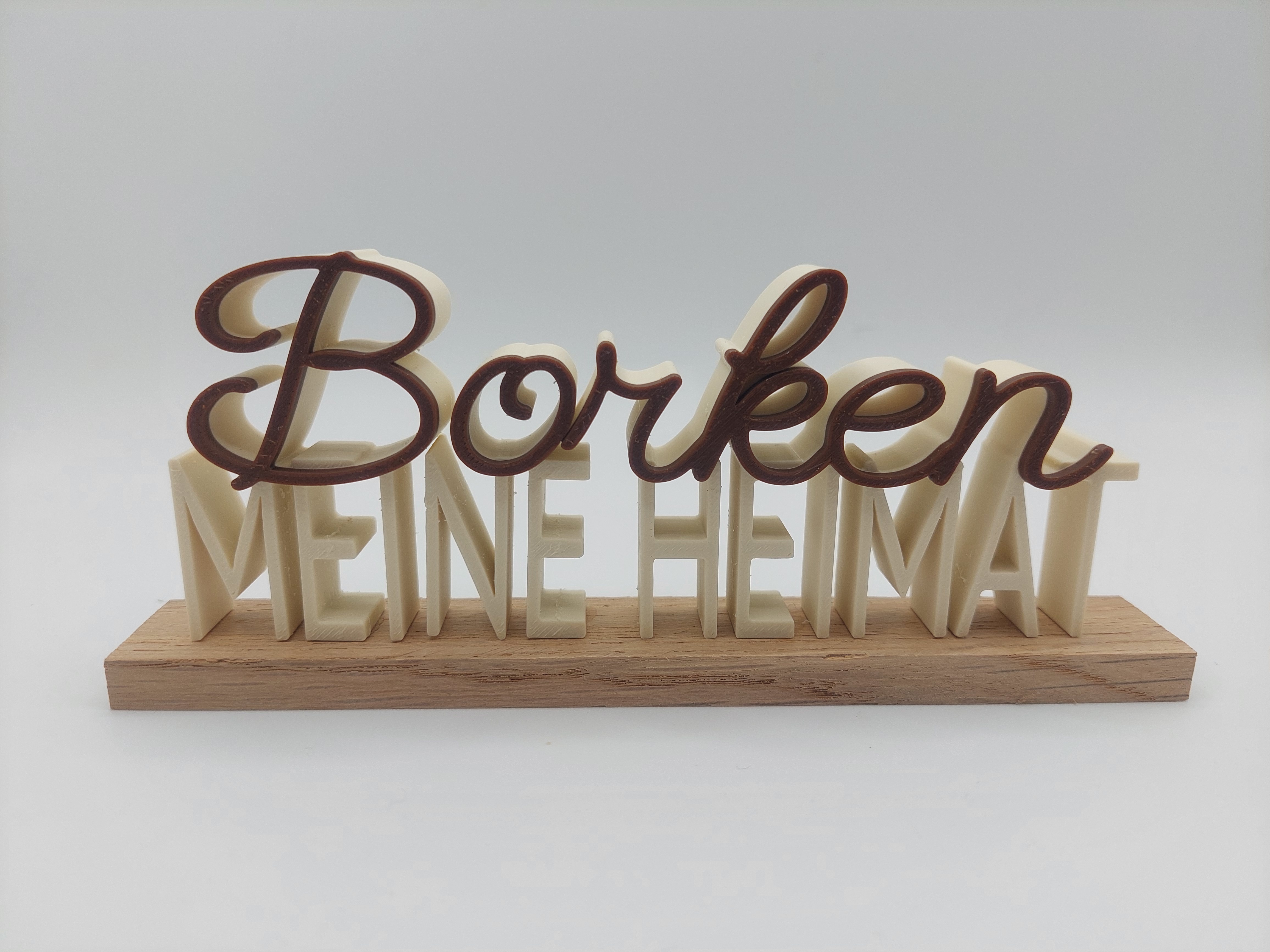 Borken-Schriftzug