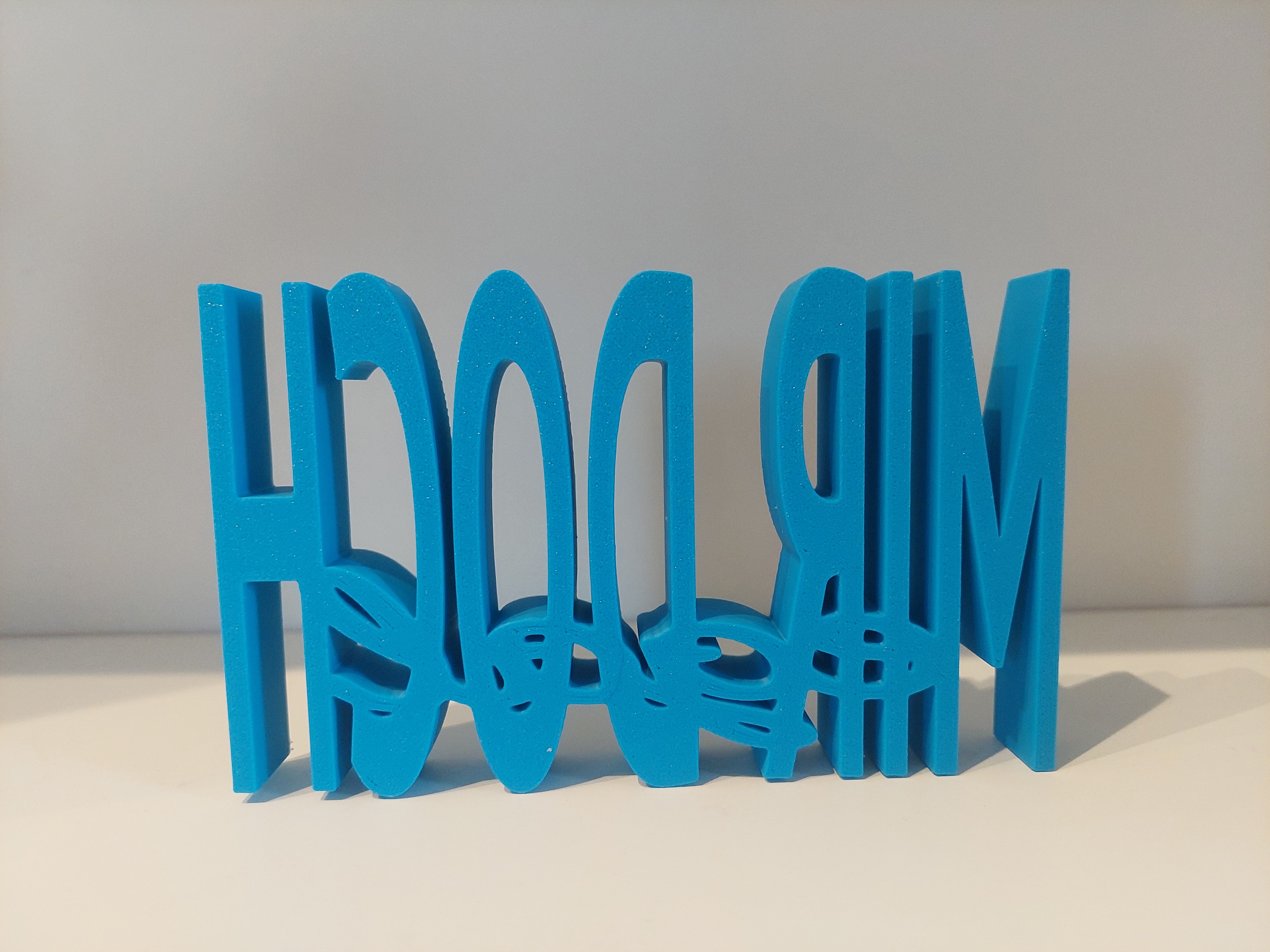 MIR DOCH egal-Schriftzug