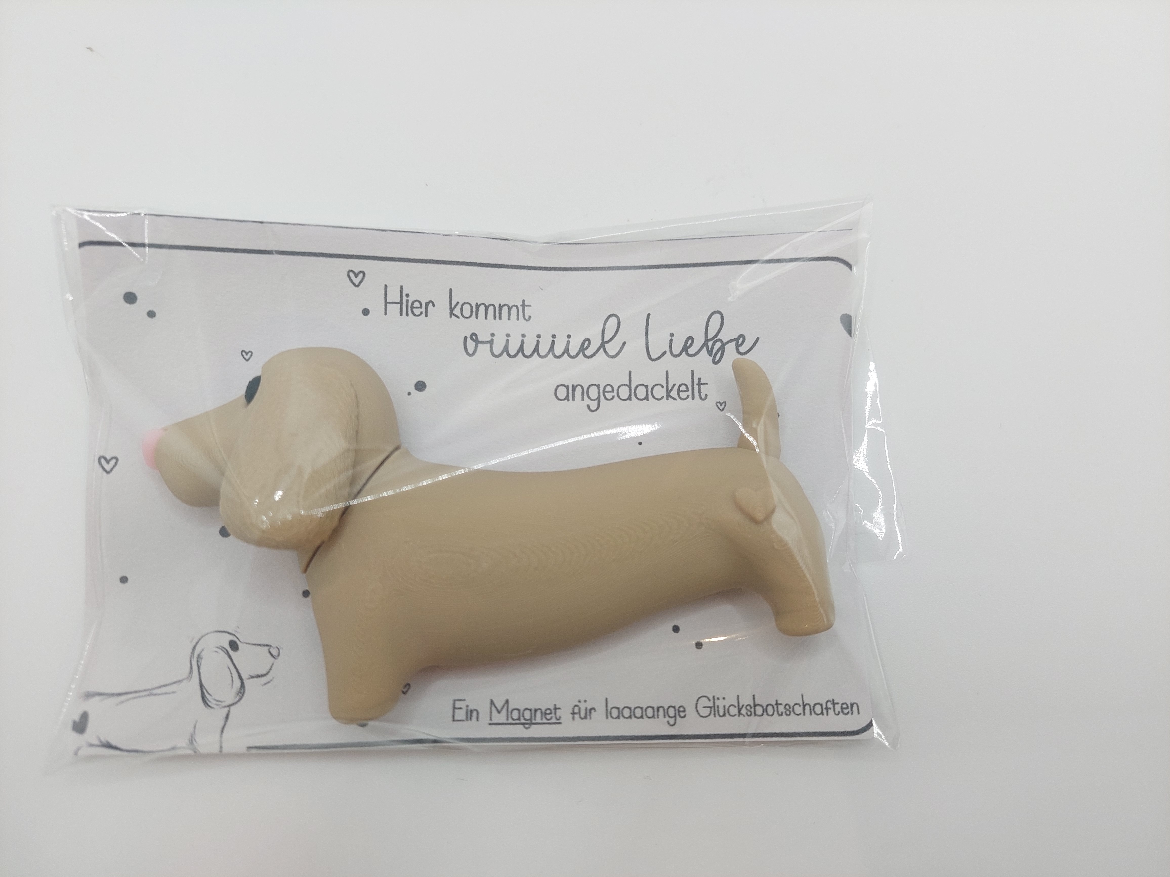 Magnet in Dackelform