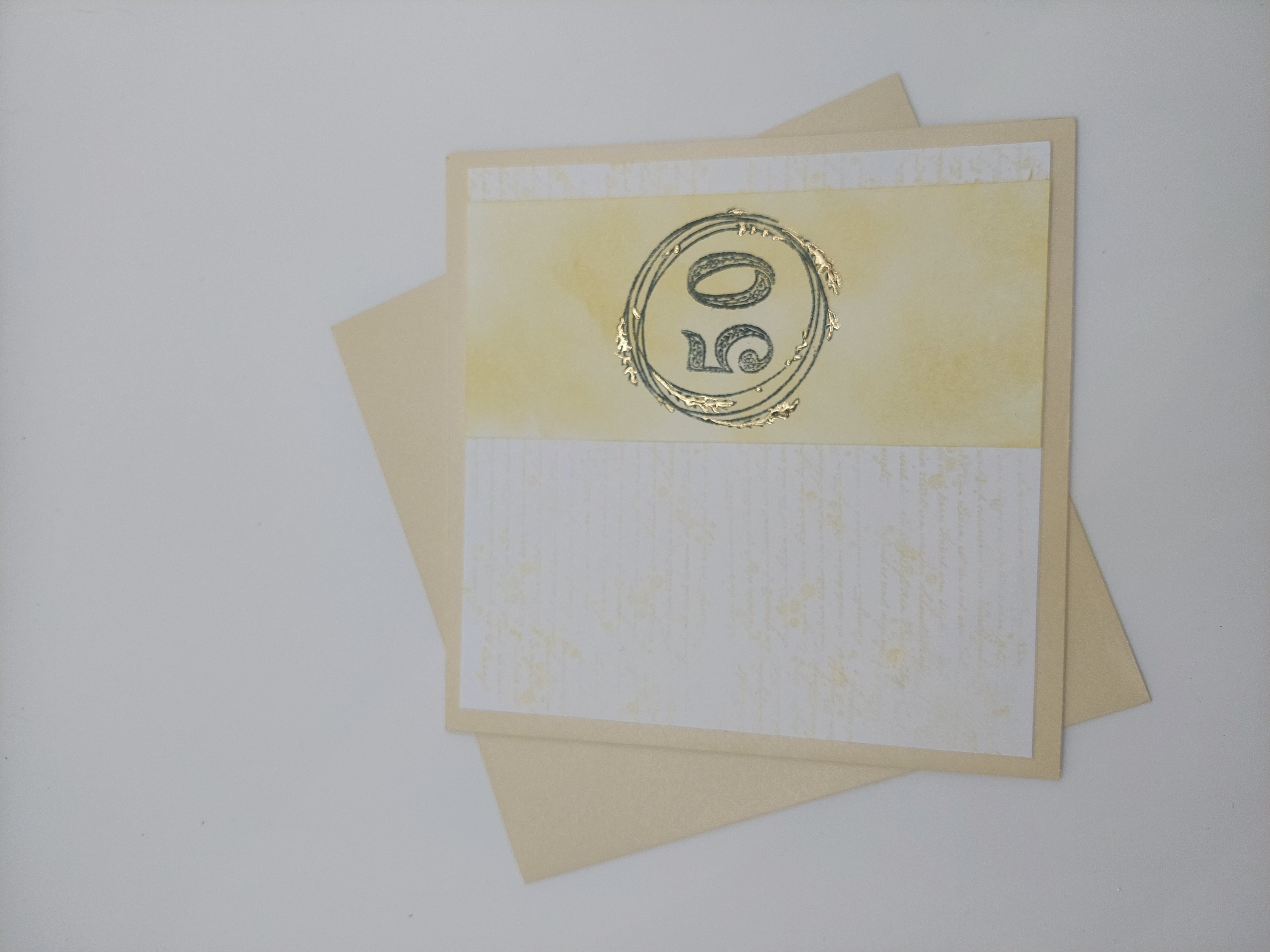 Handgemachte Grußkarte