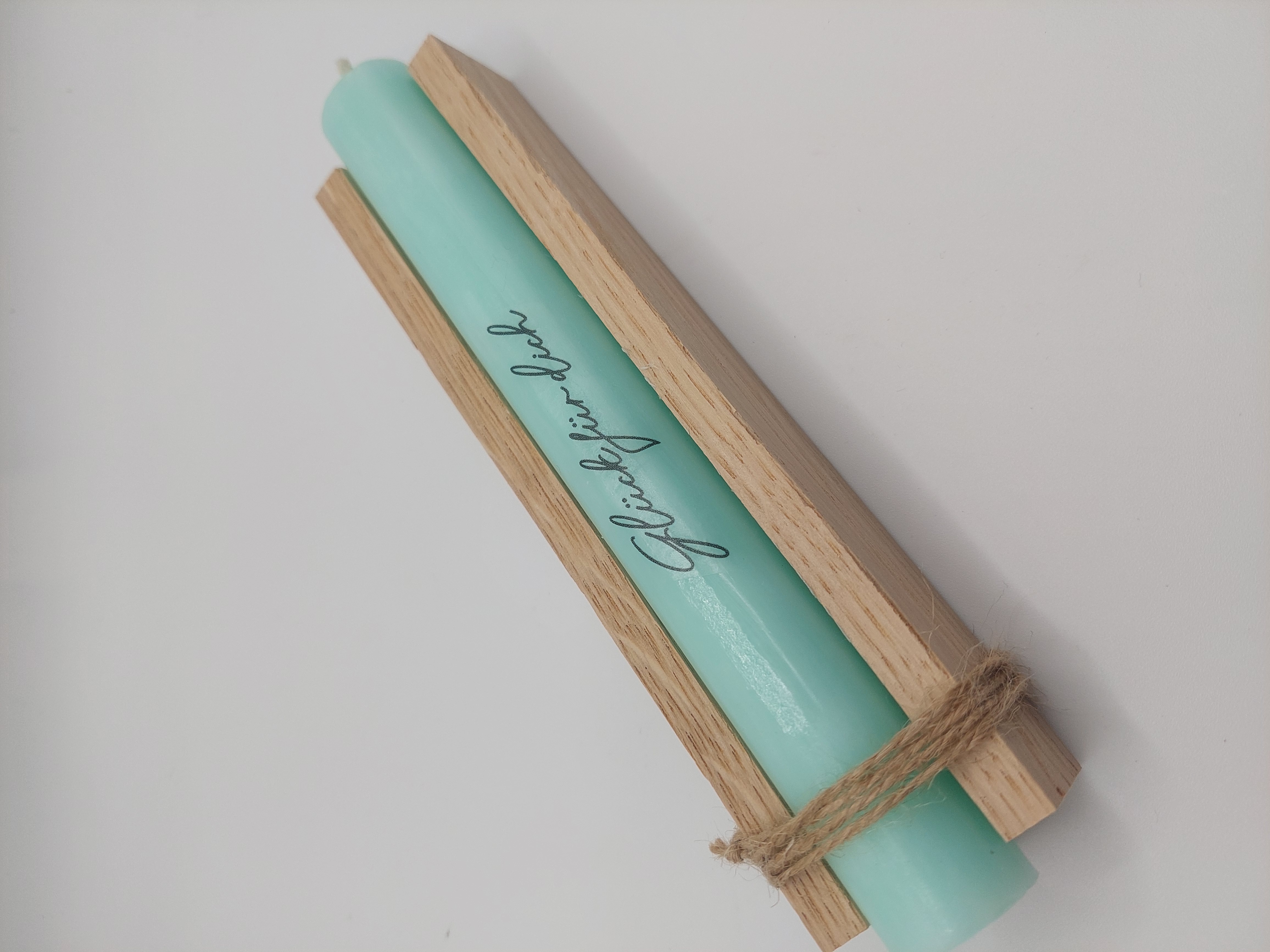 Glück für dich -Stabkerze