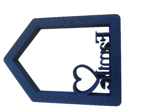 Hausförmiges Dekoelement