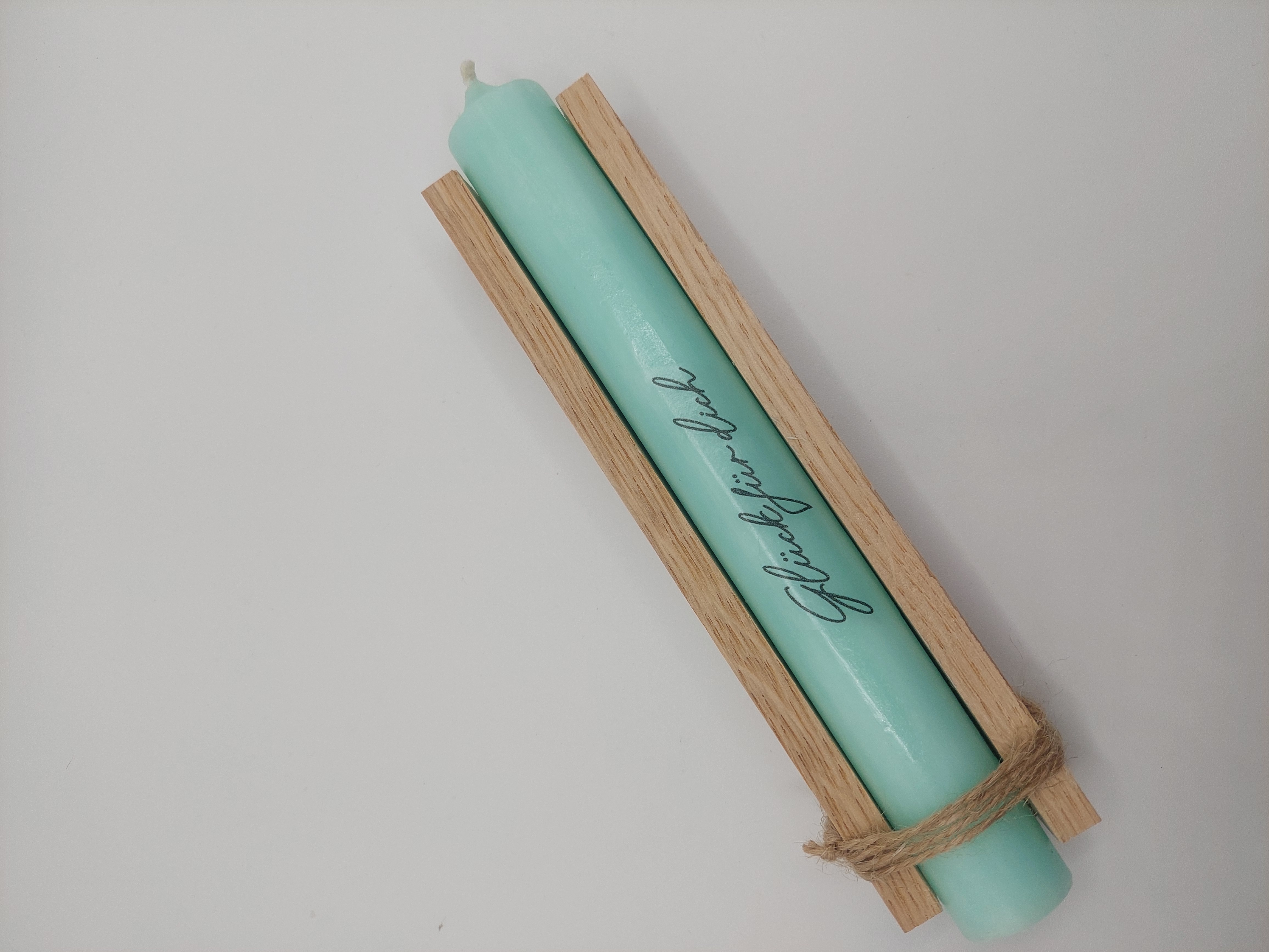 Glück für dich -Stabkerze