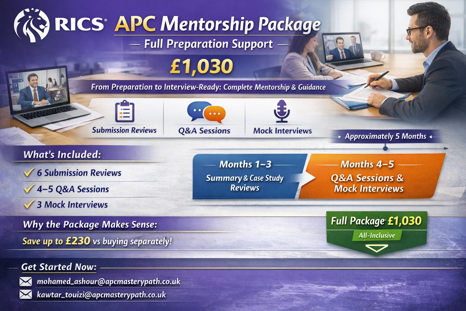 Full APC Mentorship Package