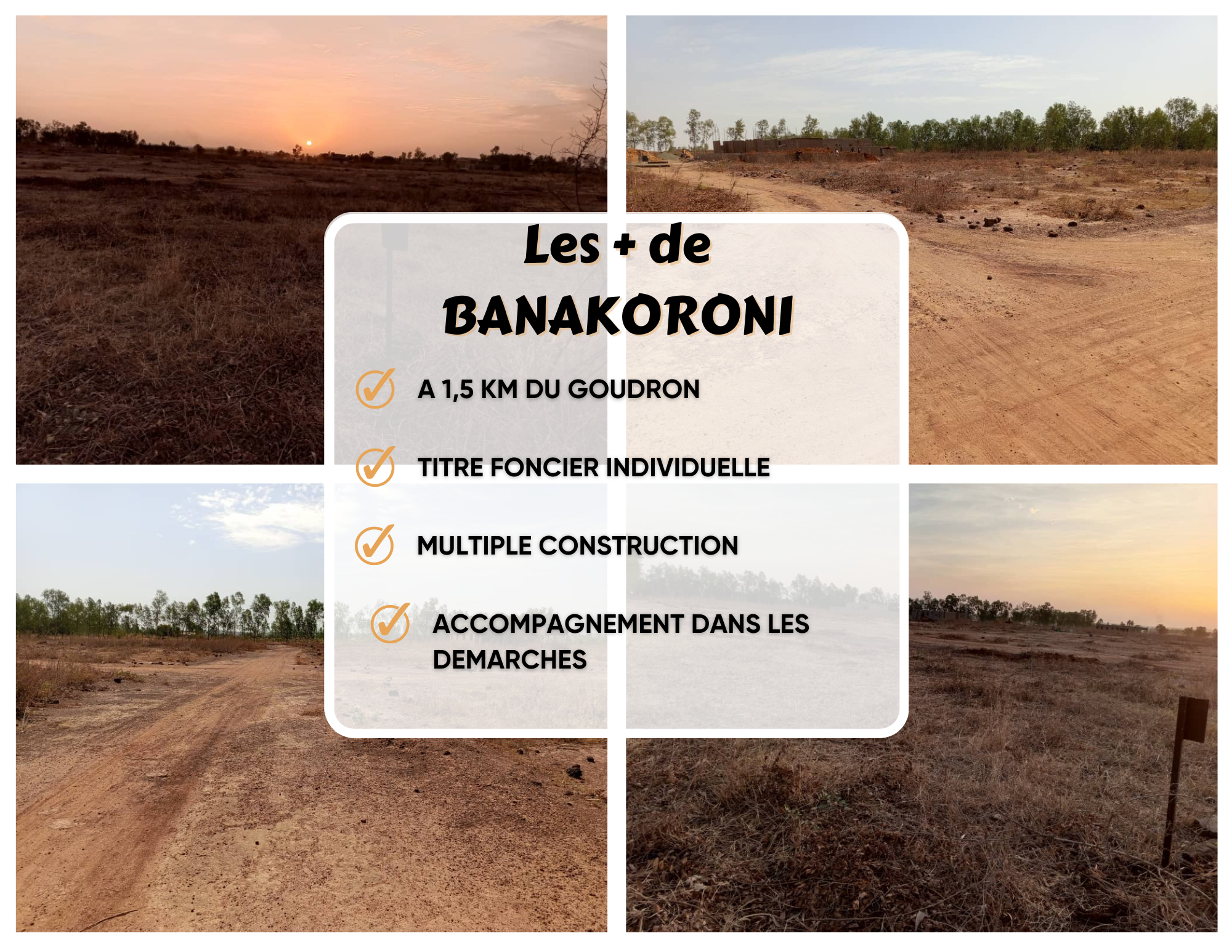 Terrain à vendre à Banankoroni – Titre Foncier Individuel | Paiement comptant