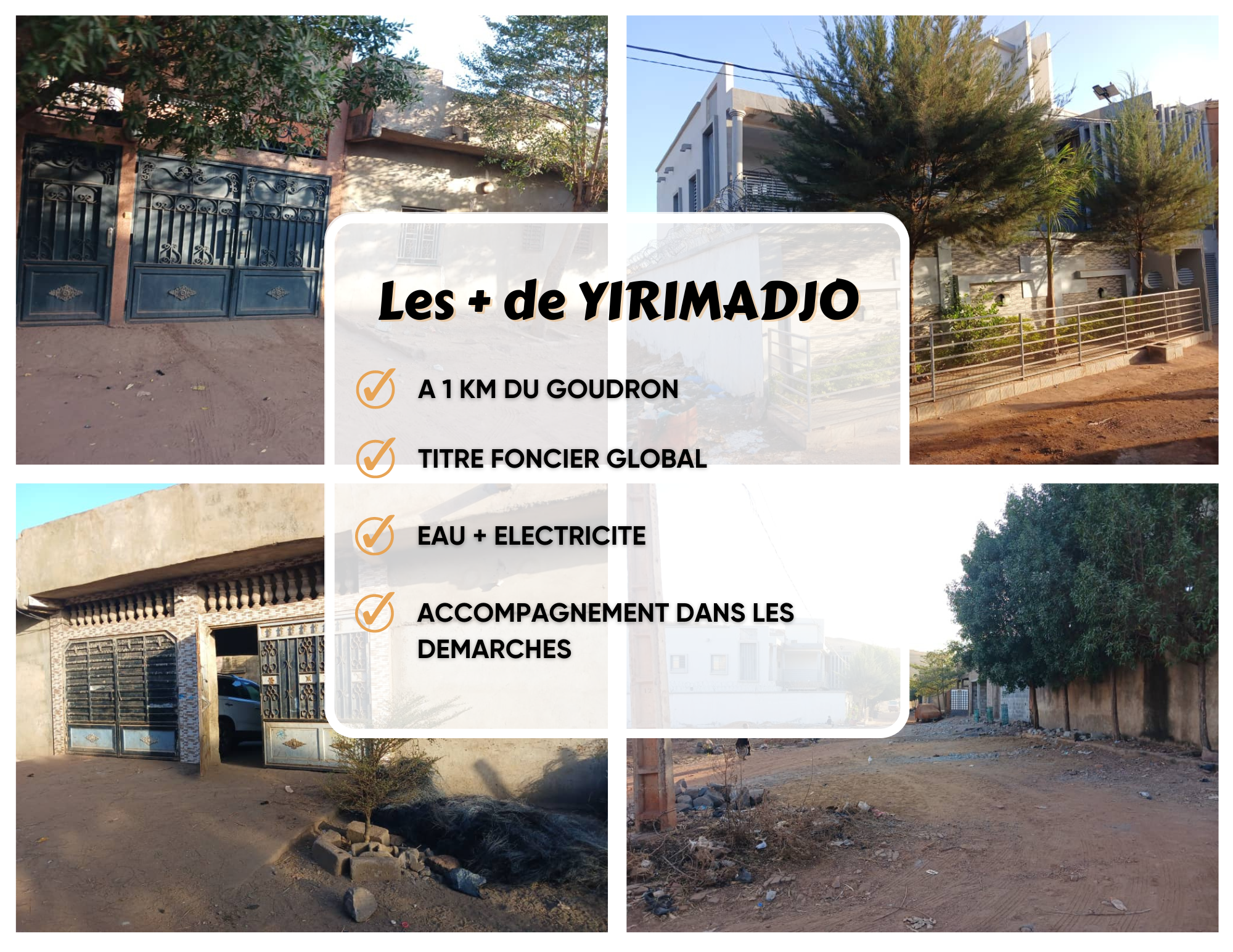 Terrains à vendre à Yirimadjo – Bamako | Titre Foncier Global & Paiement en 24 fois