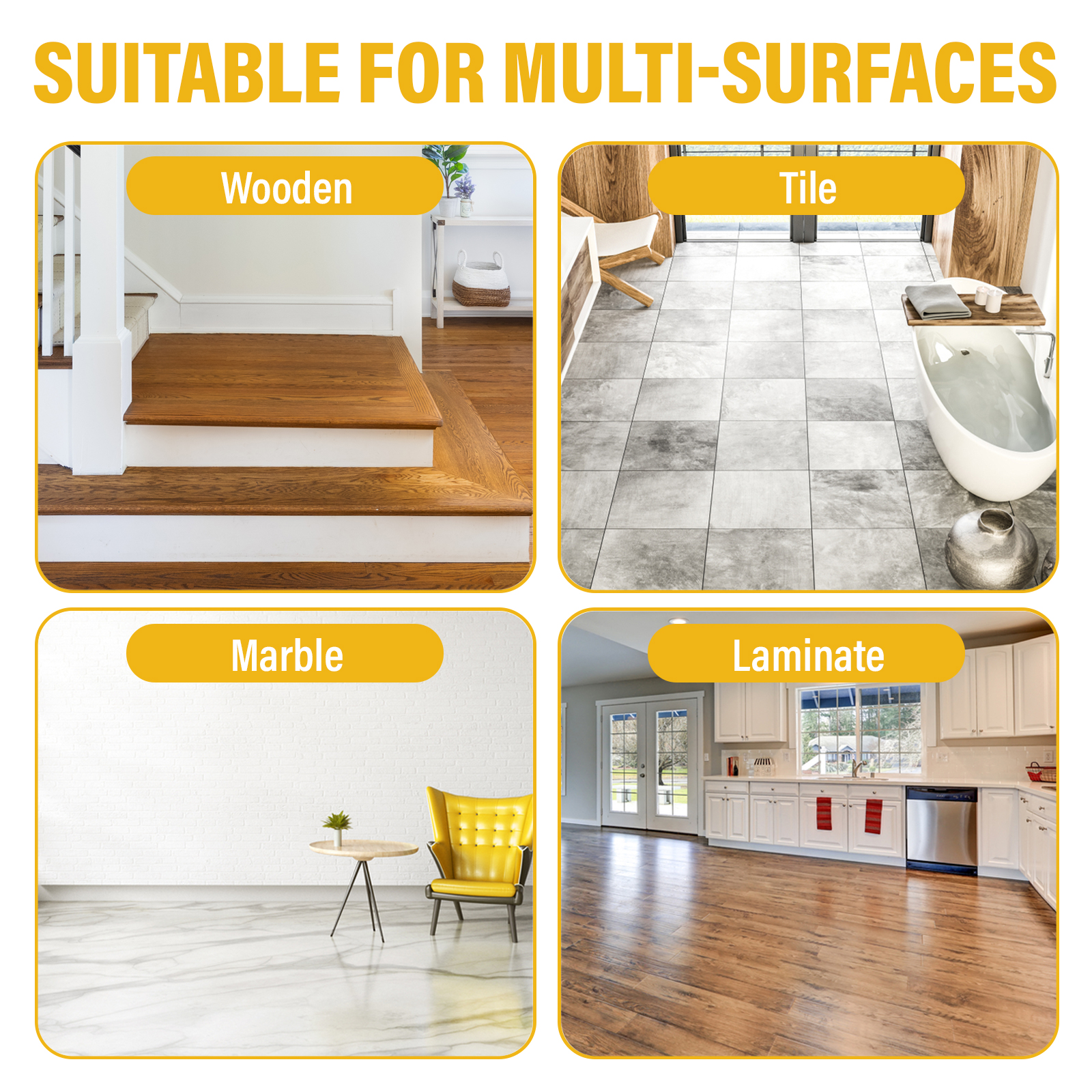 ZALCOON PVA Sponge Mop 33/27cm, Super Absorbent Foam Sponge Mop | Telescopic Handle, Quick Release Mop-head | Household Cleaning Tool for Hardwood, Multi-Surface Hard Floors (Pack of 1)