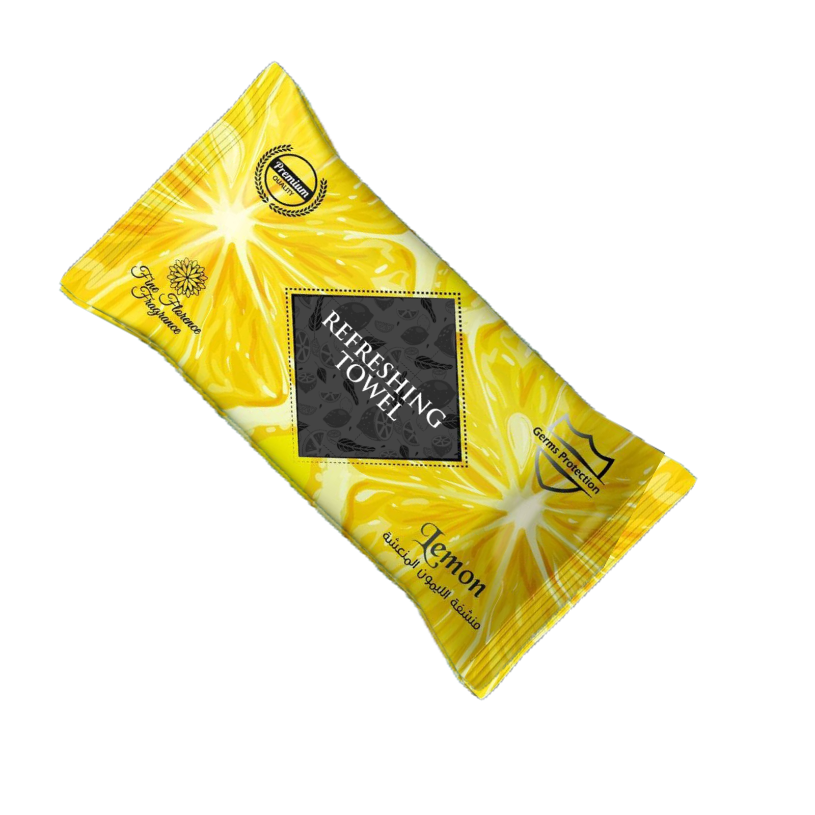 Refreshing Towel Wipes, Cotton Refreshment White Towels (100 Packs, 22x22cm) Mildly Scented Pre-moistened Towels to Use Hot or Cold -