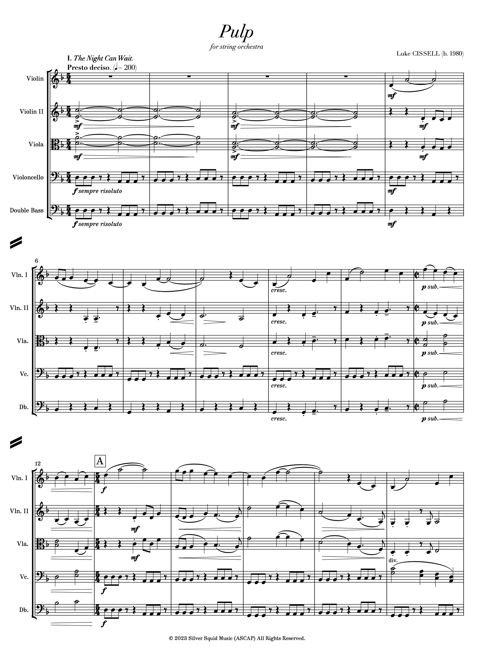 Pulp (for string orchestra)