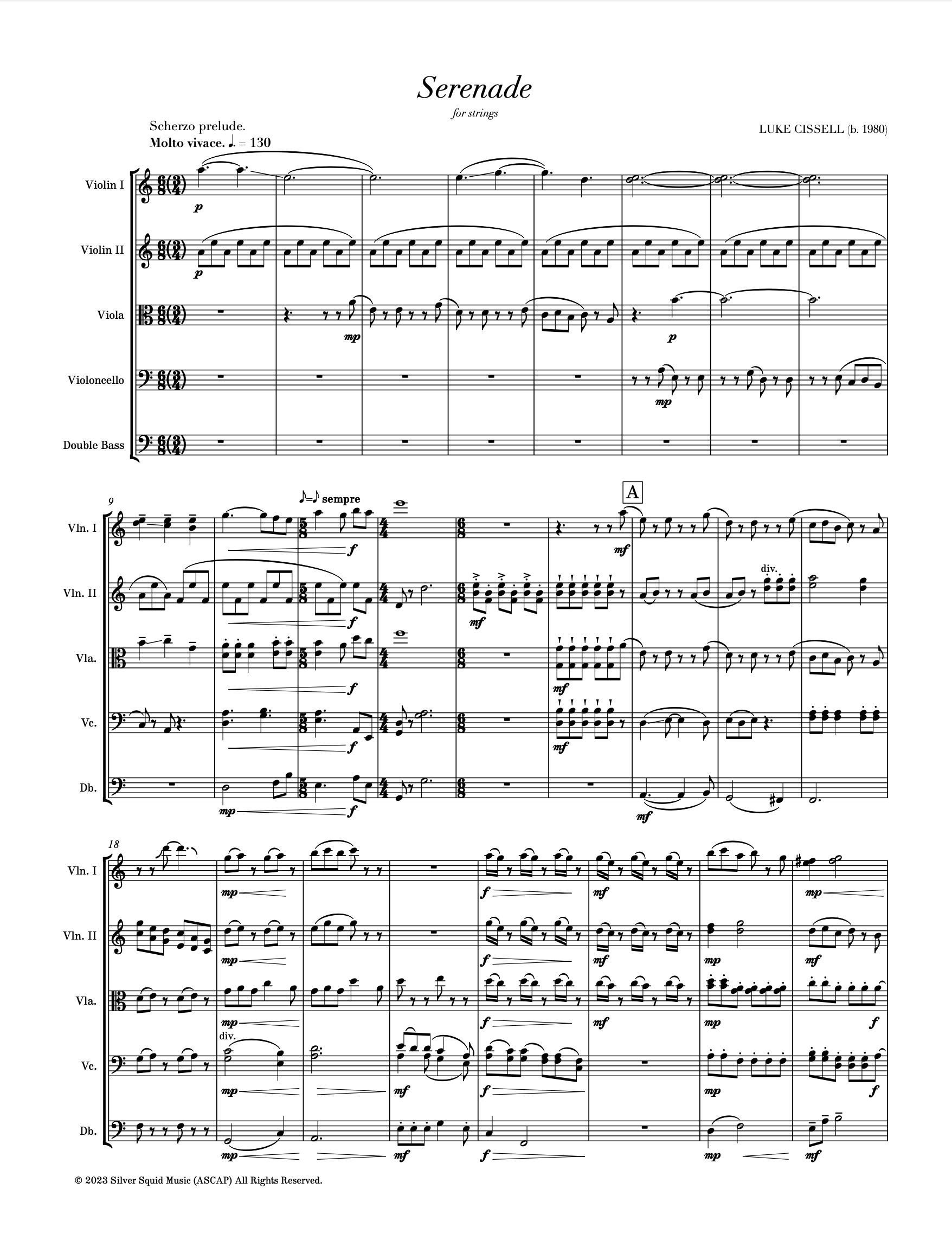 Serenade (for string orchestra)