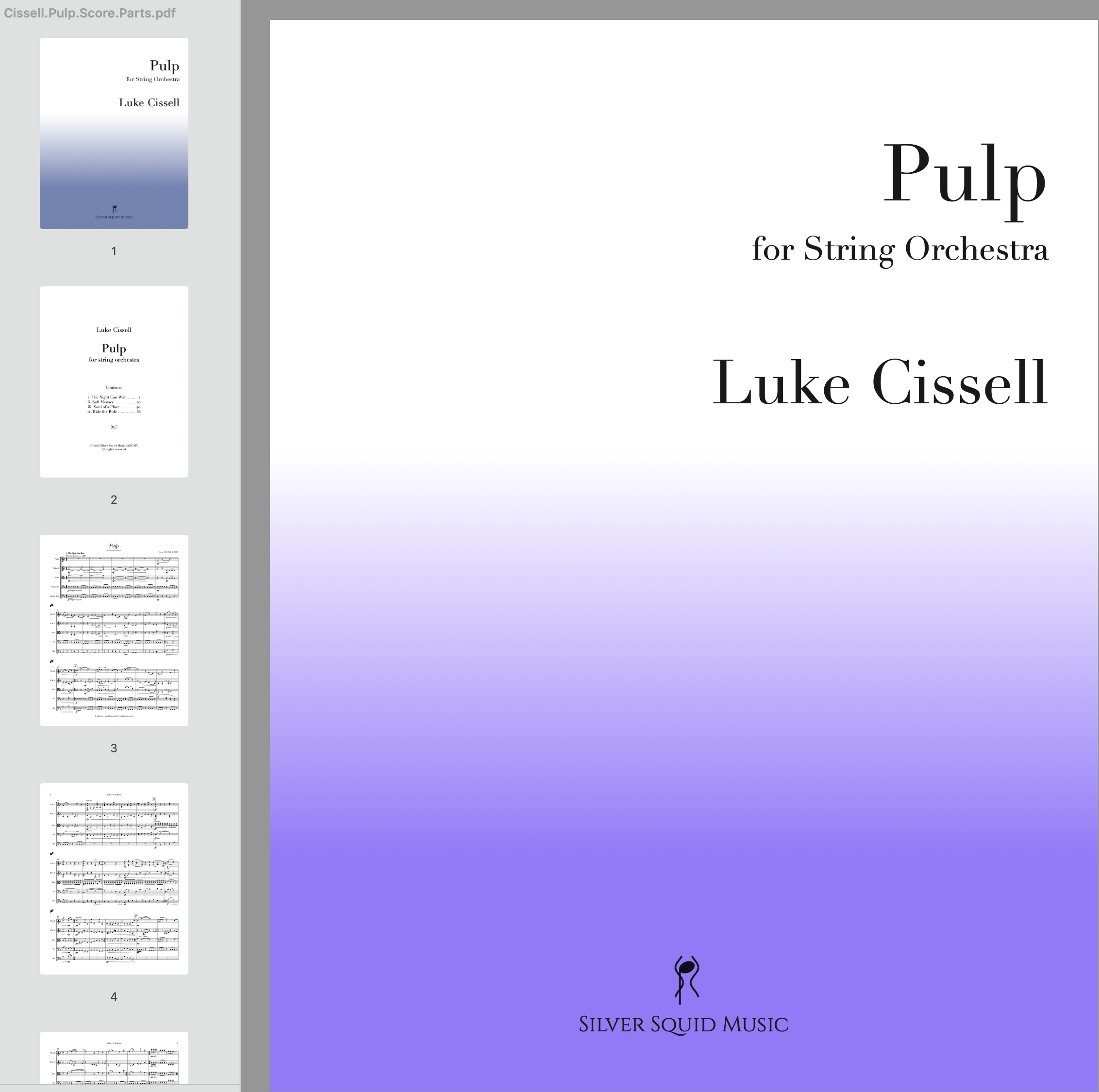 Pulp (for string orchestra)