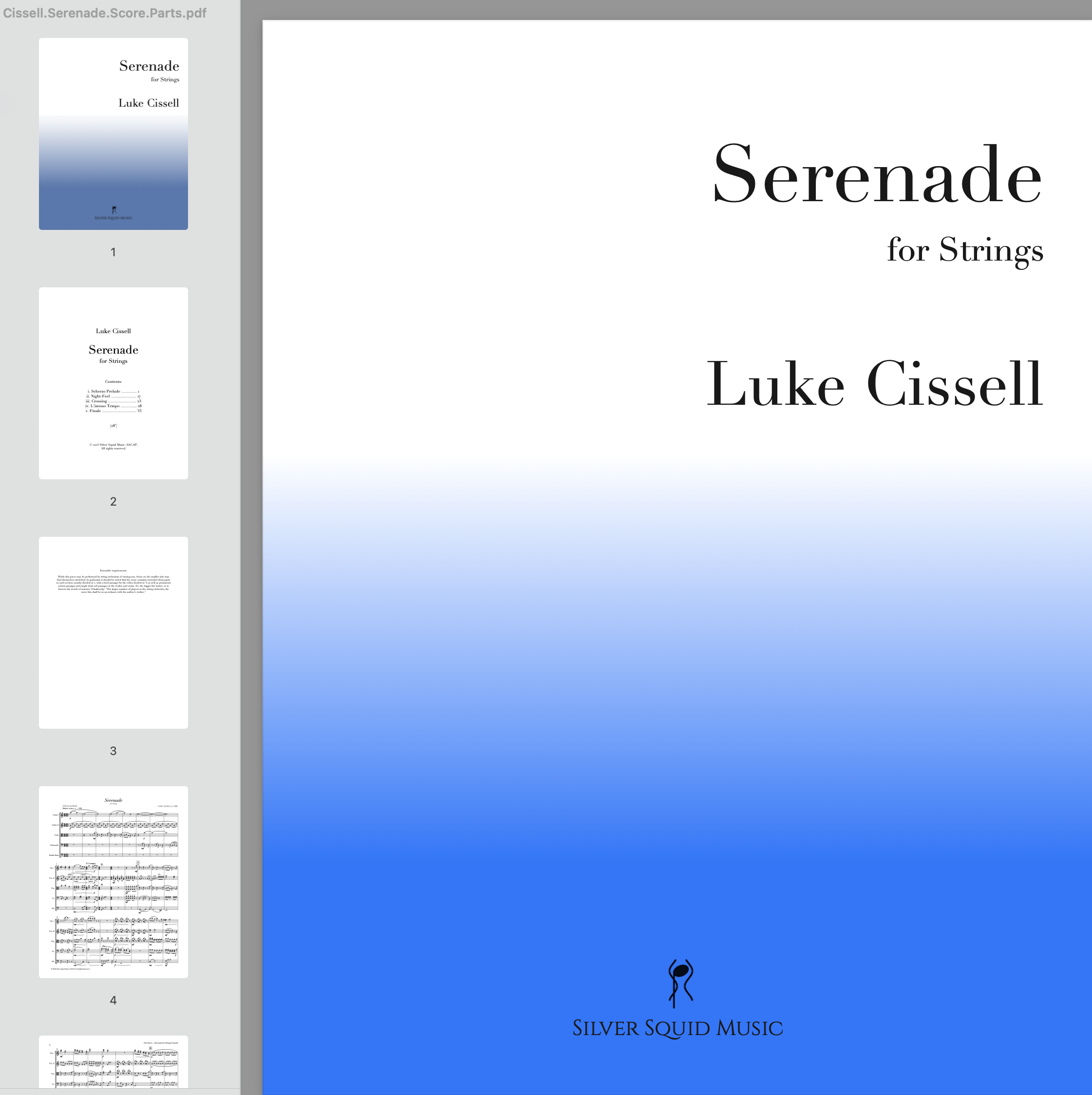 Serenade (for string orchestra)