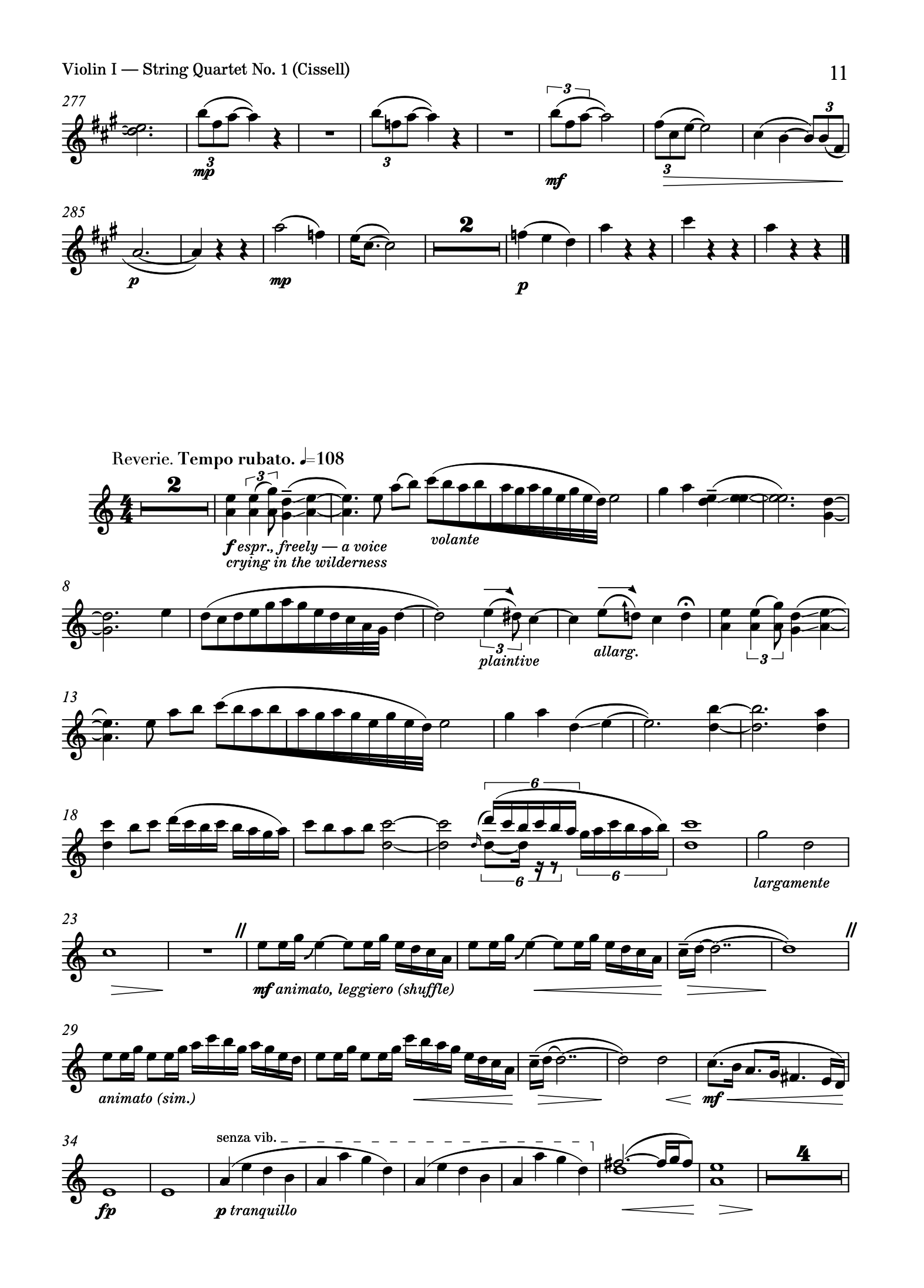String Quartet No. 1