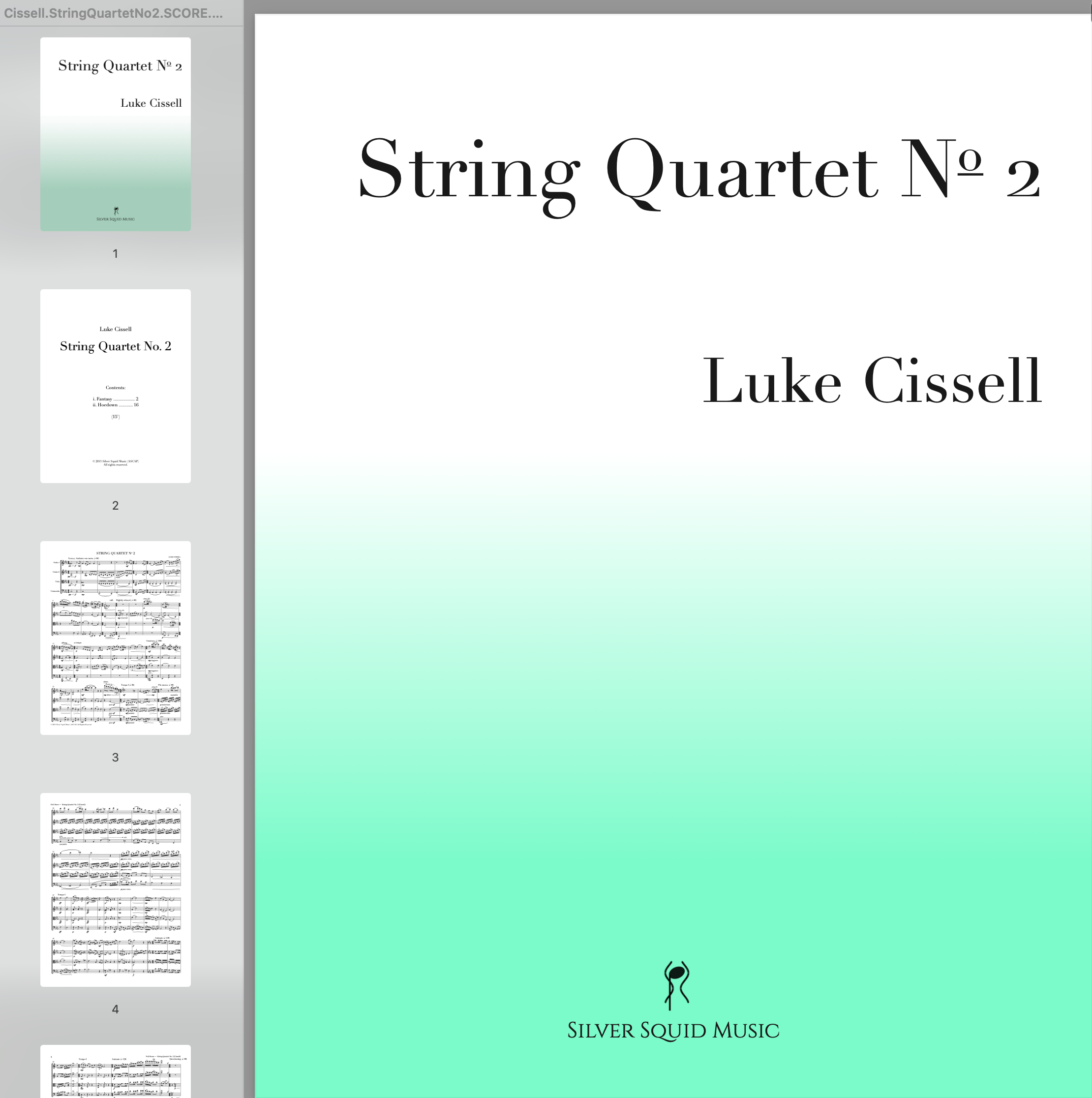 String Quartet No. 2