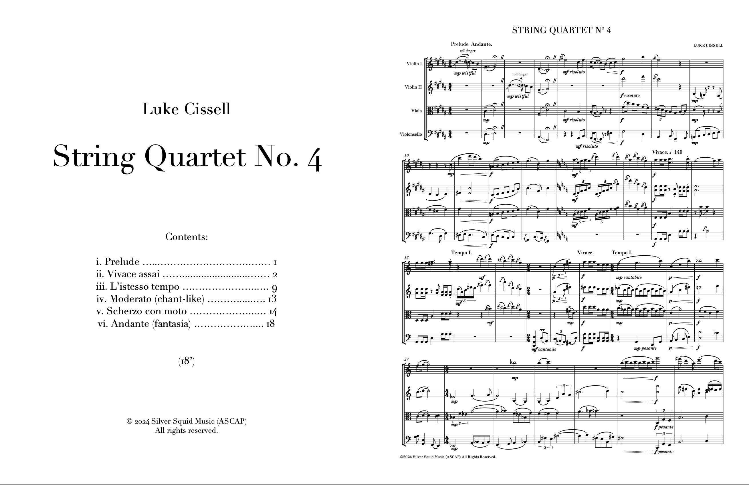 String Quartet No. 4