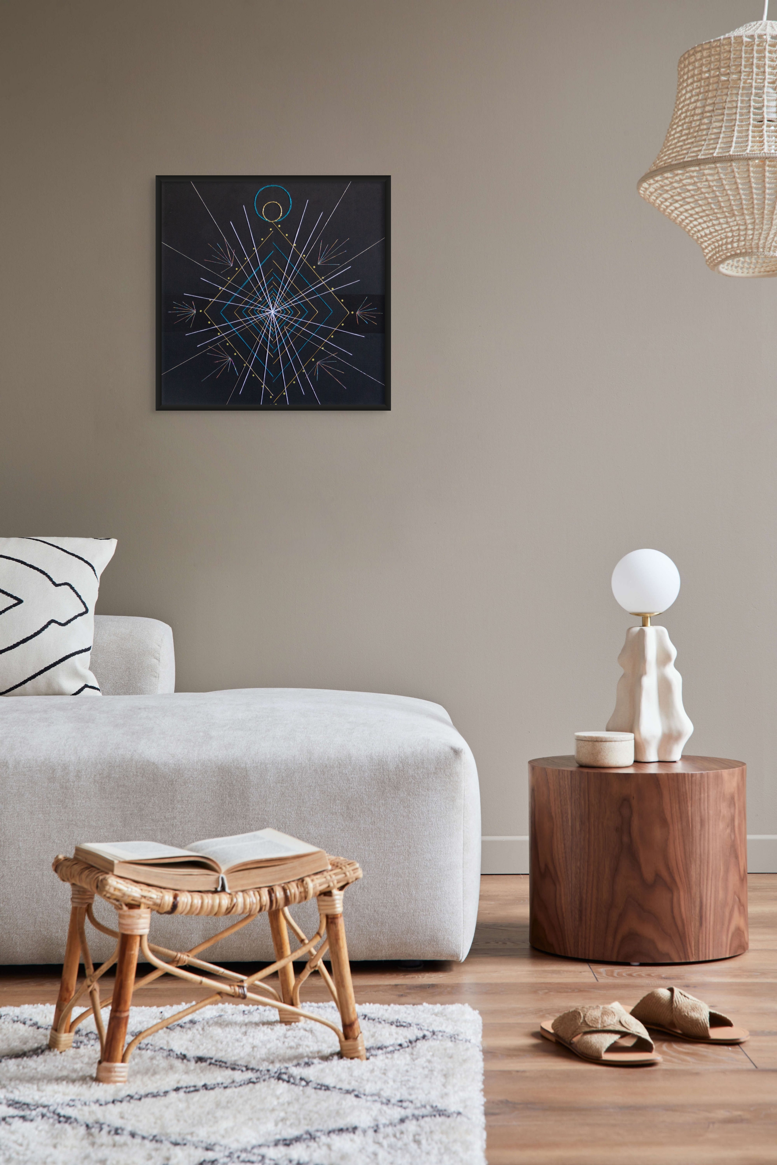 Losange de lumière.