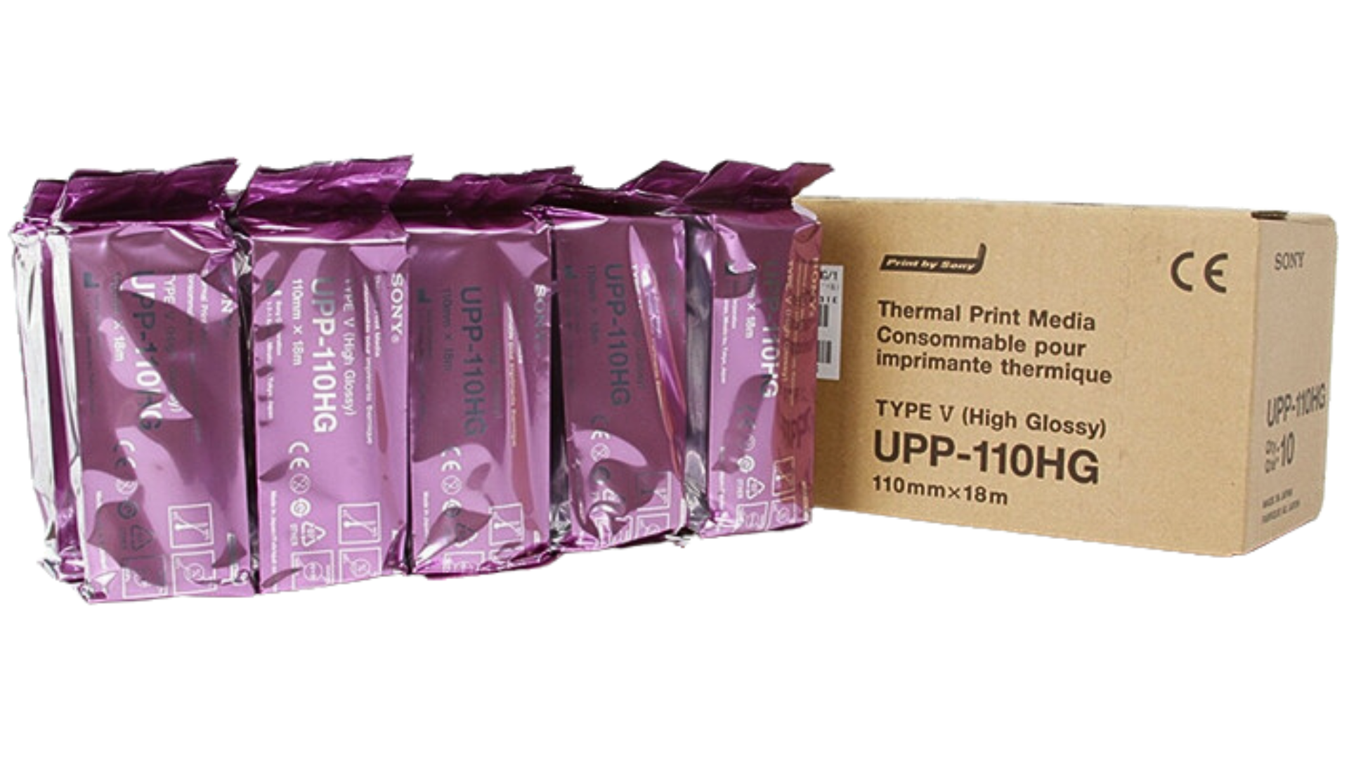 Papel termico B N UPP 110HG