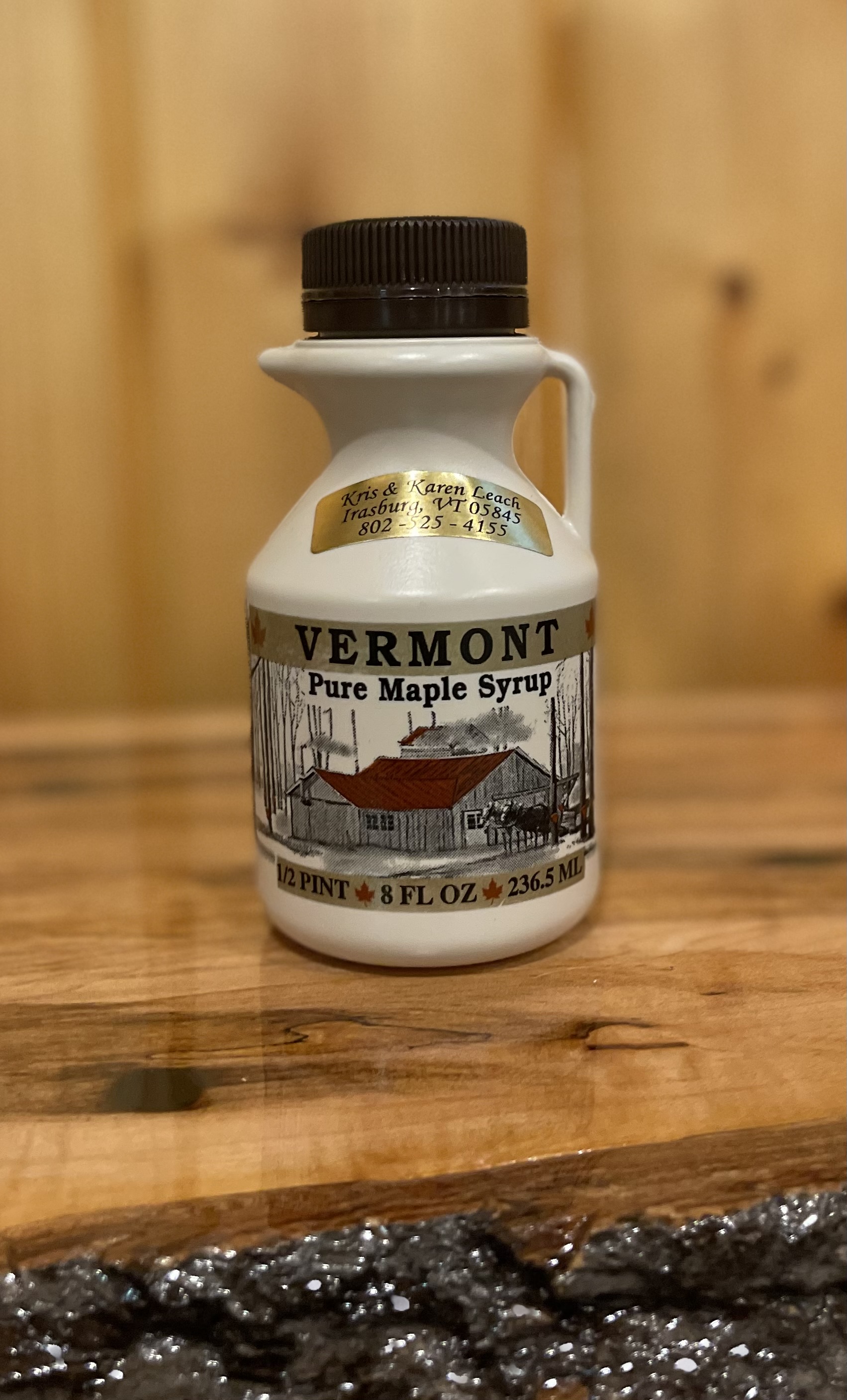 1/2 Pint of Pure Maple Syrup