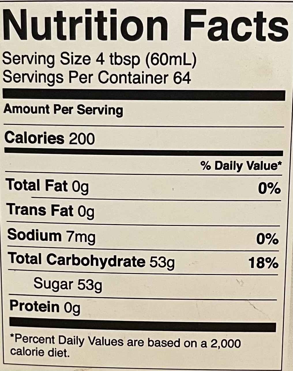 1 Gallon of Pure Maple Syrup