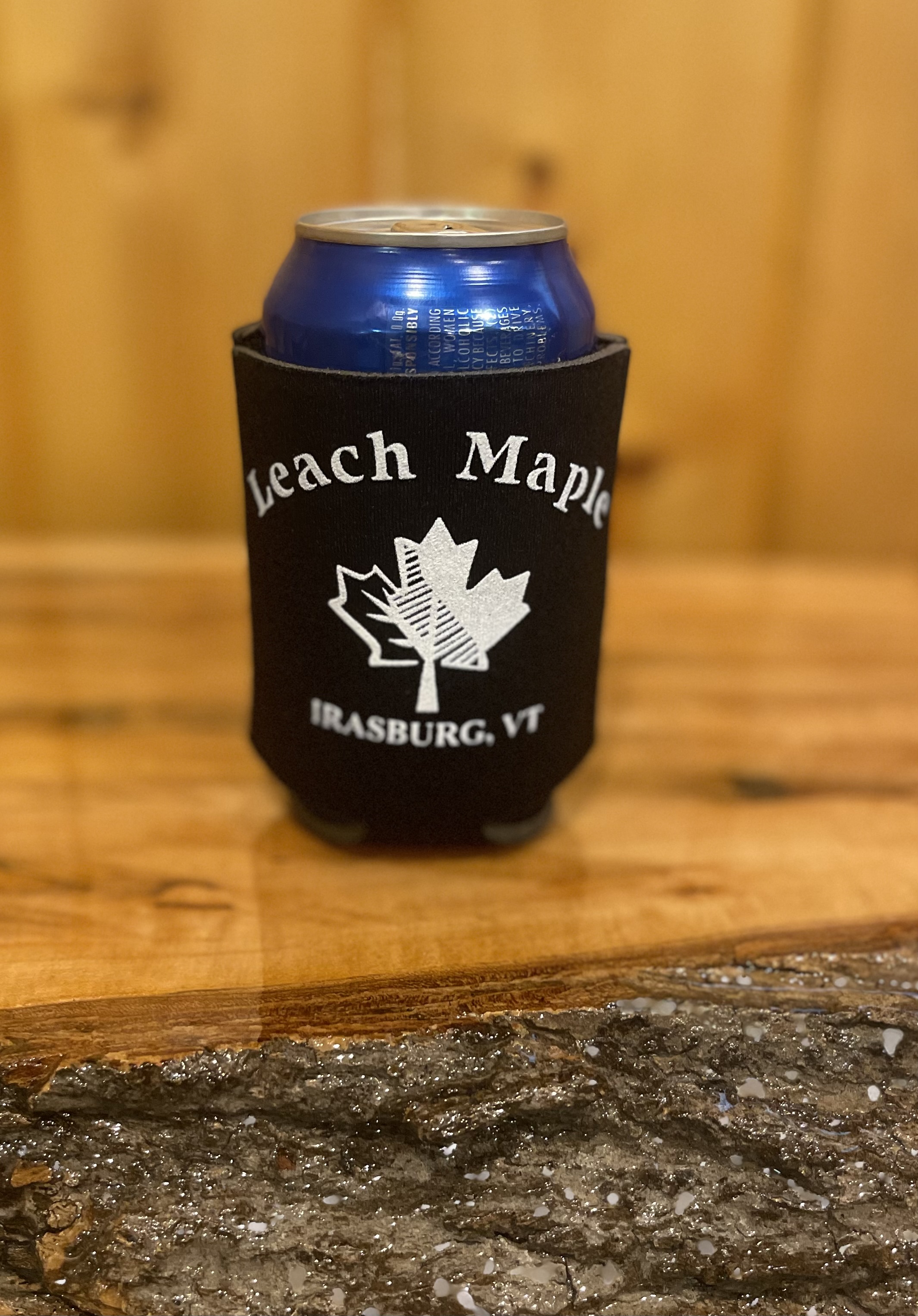 Black Can Koozie