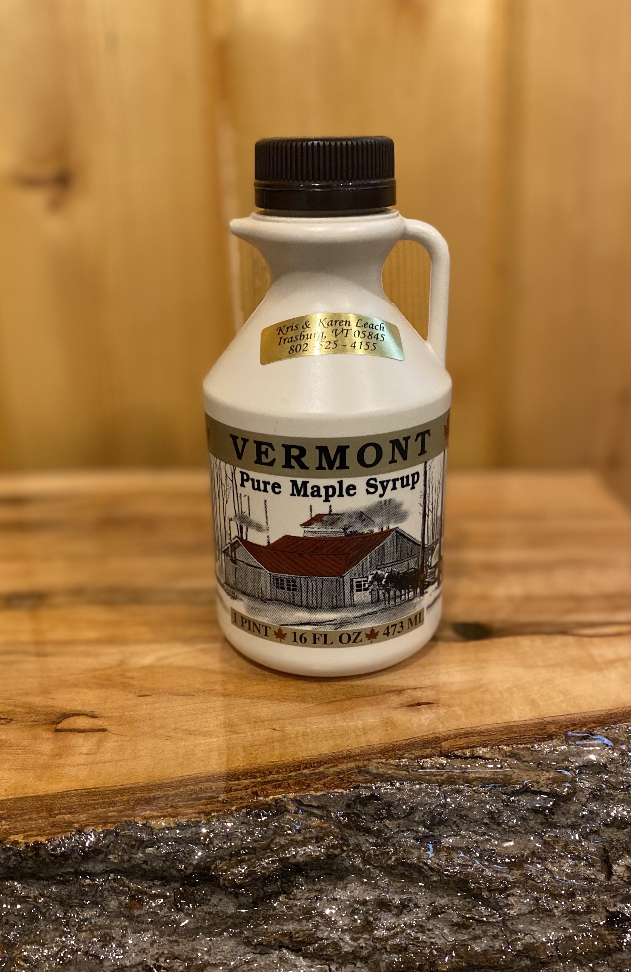  1 Pint of Pure Maple Syrup 