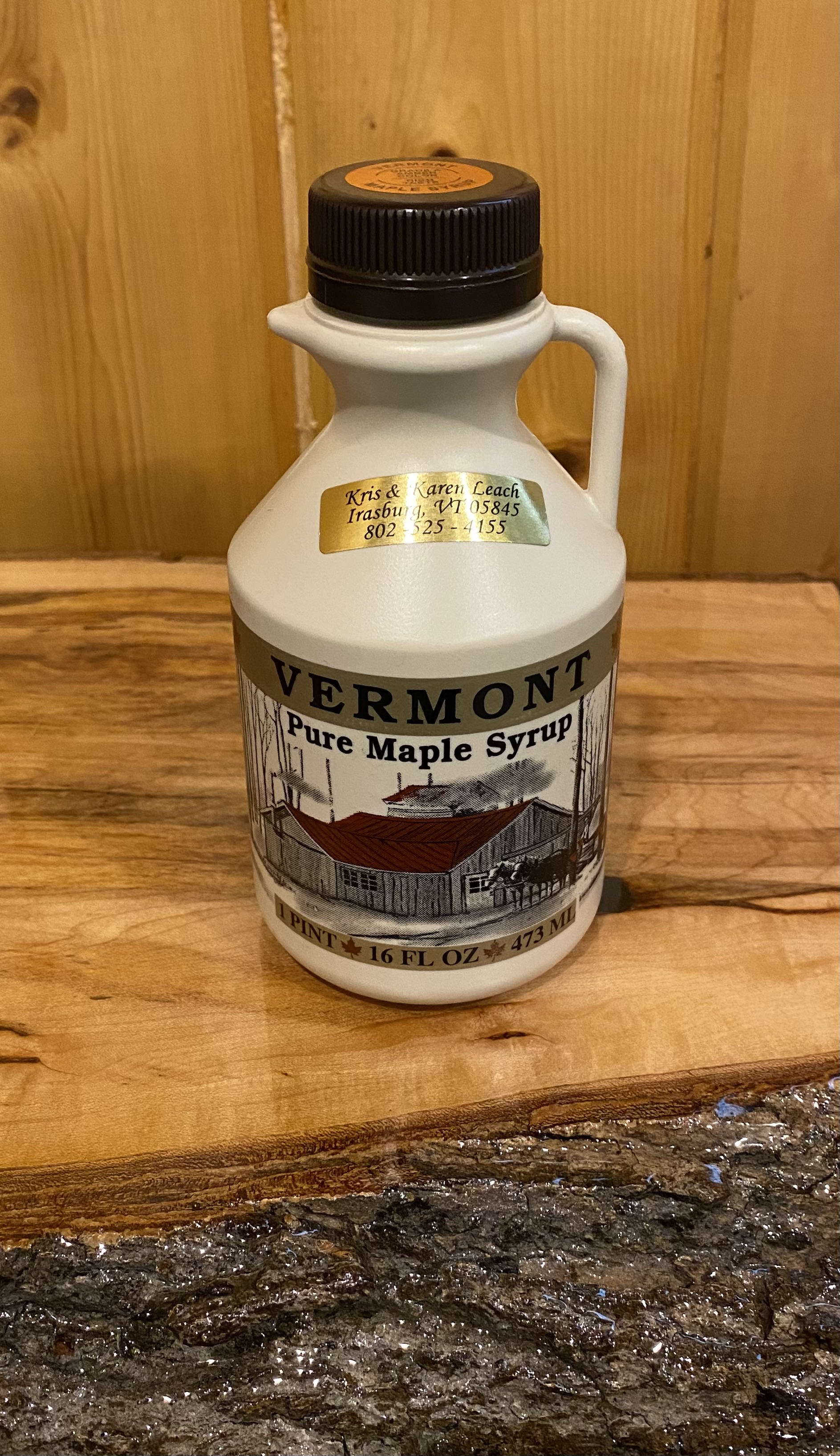  1 Pint of Pure Maple Syrup 