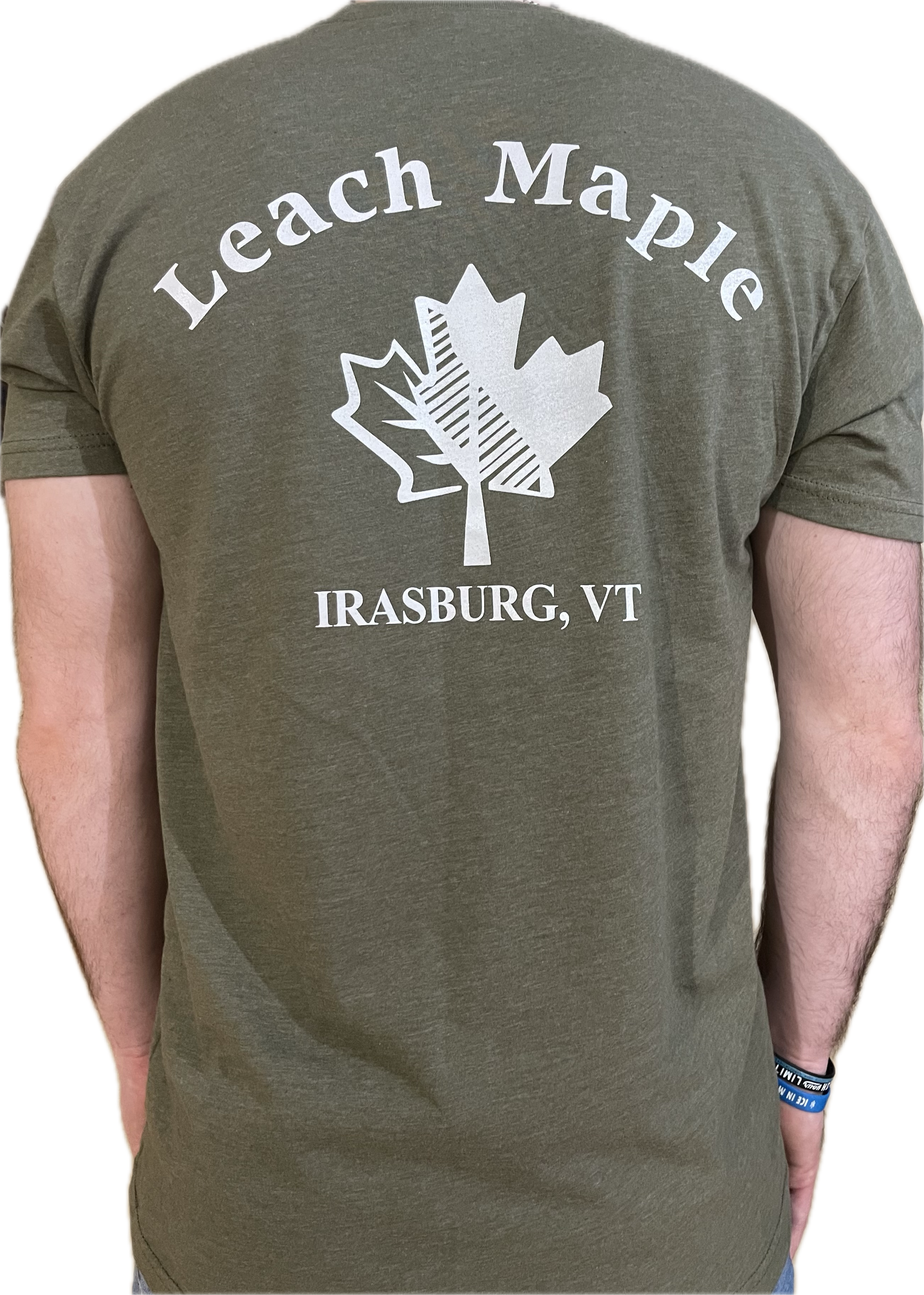 Next Level Apparel T-Shirts - Military Green - Charcoal Grey