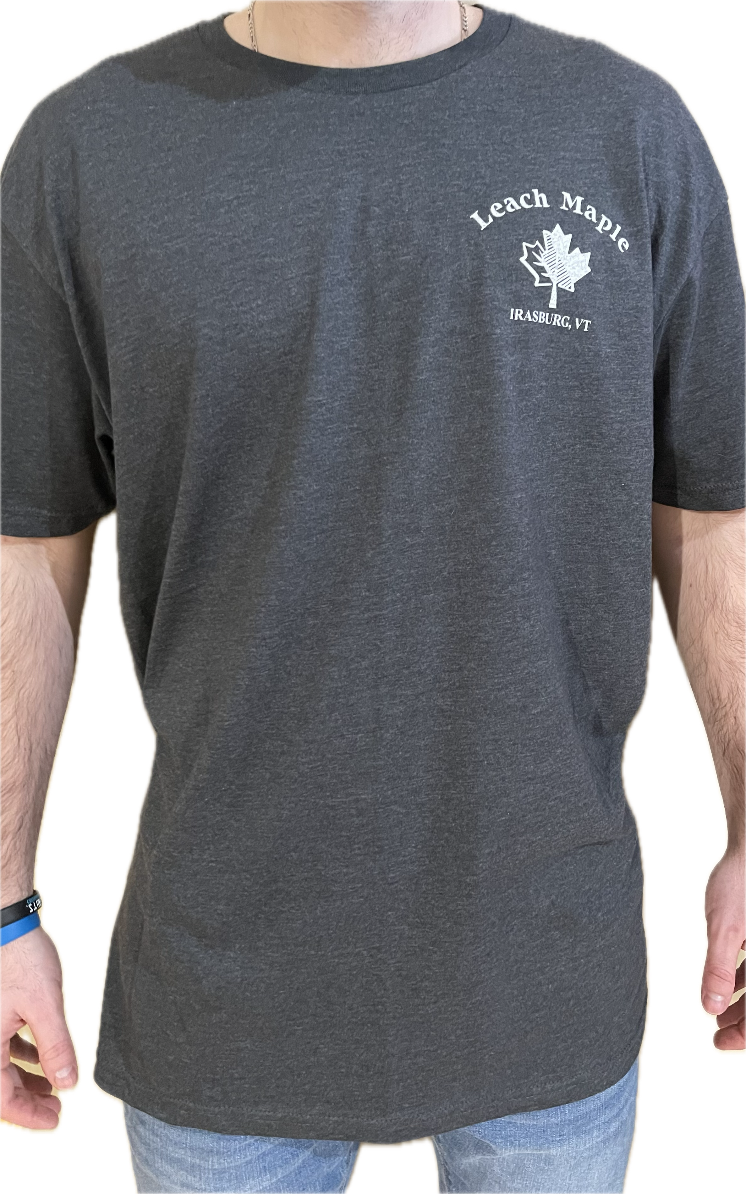 Next Level Apparel T-Shirts - Military Green - Charcoal Grey