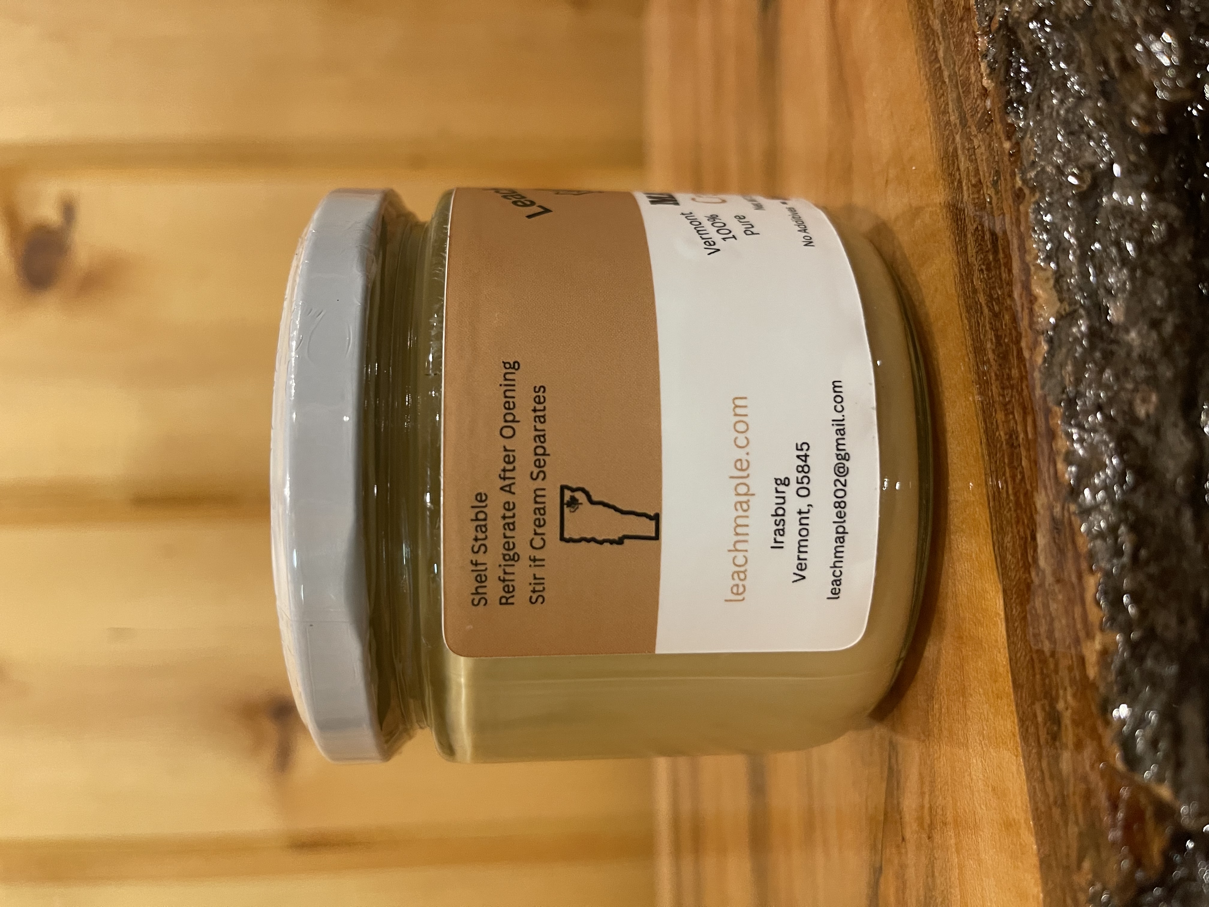 100% Natural Pure Vermont Maple Cream - 16 oz (453.6g)