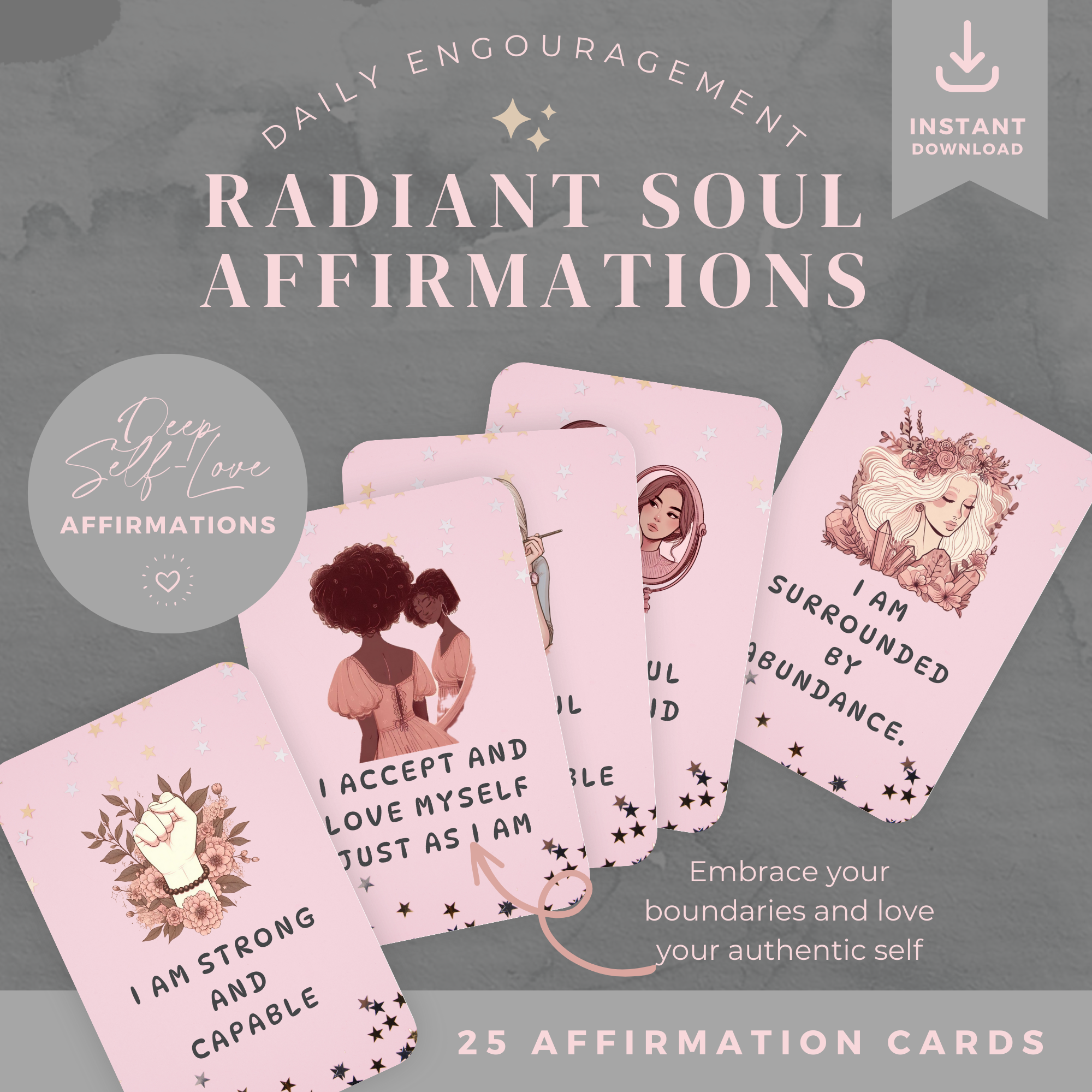 Radiant Soul Affirmation Card Deck