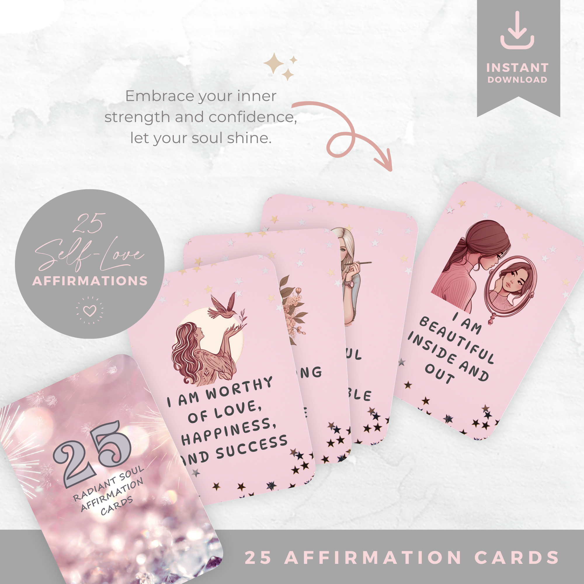 Radiant Soul Affirmation Card Deck