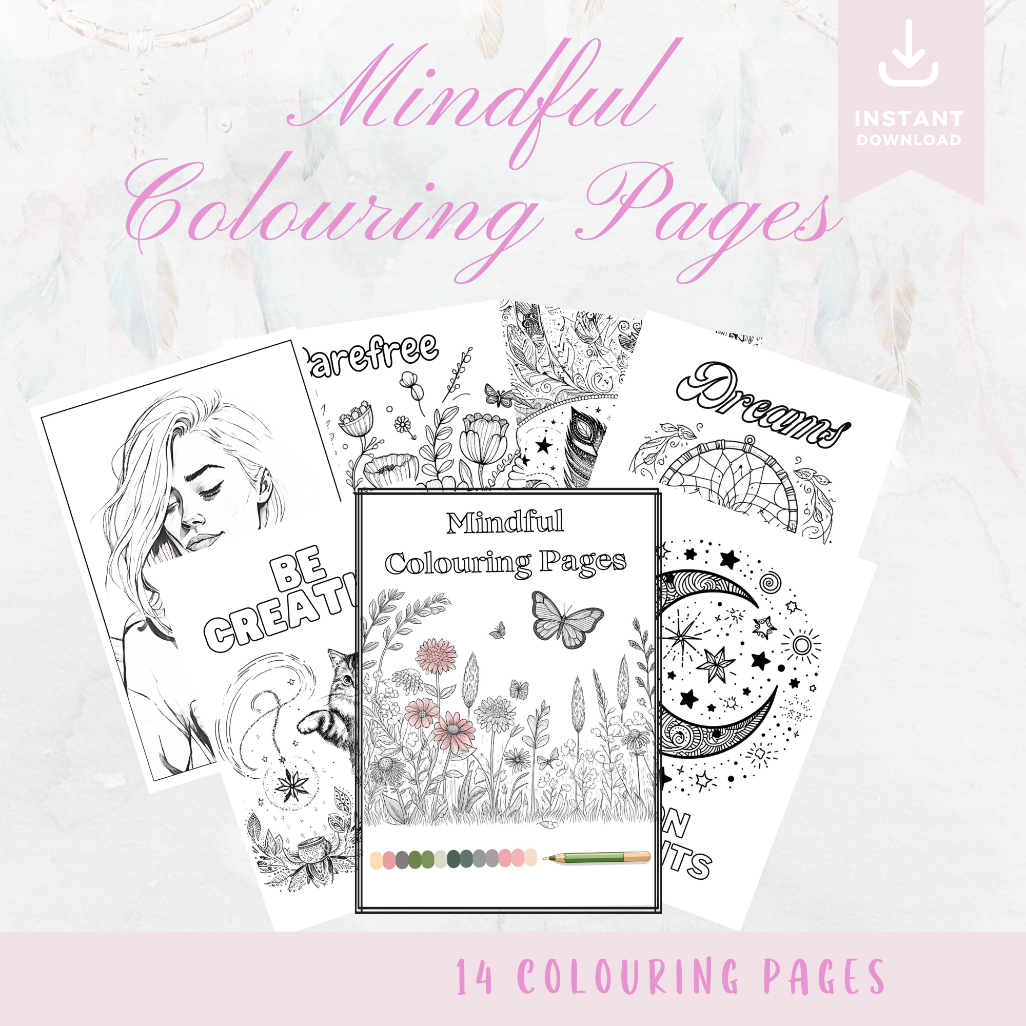 Mindful Colouring Book
