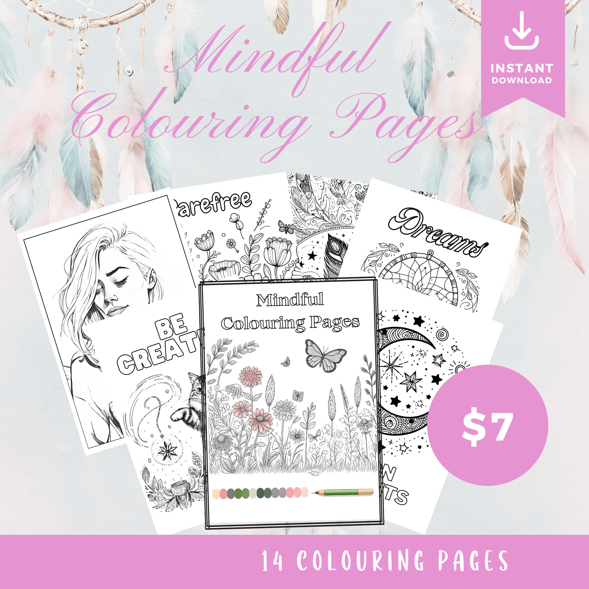 Mindful Colouring Book