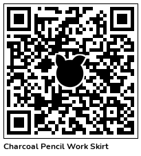 Charcoal Pencil Skirt