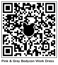Pink & Grey Work Dress
