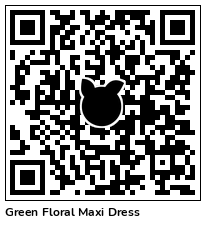 Green Floral Maxi Dress