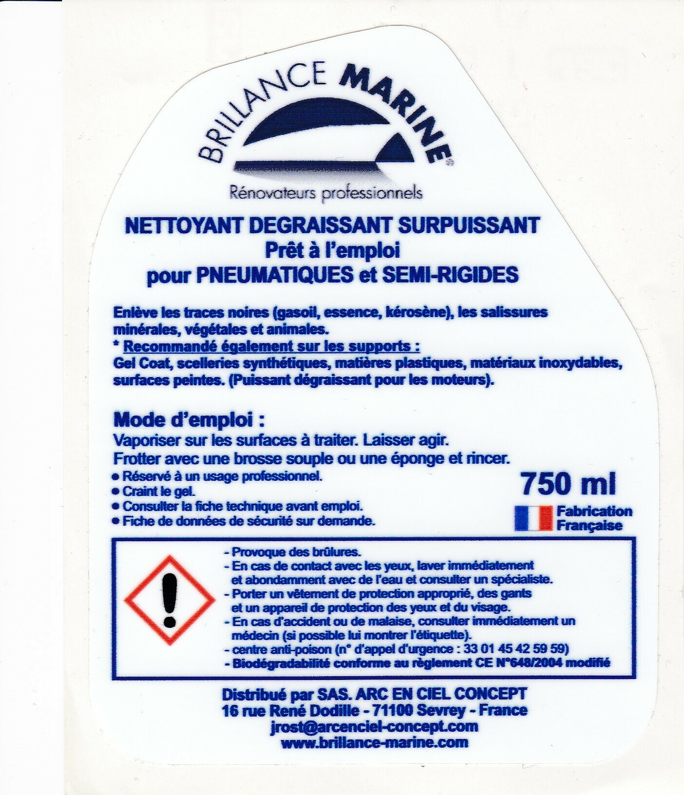Nettoyant dégraissant